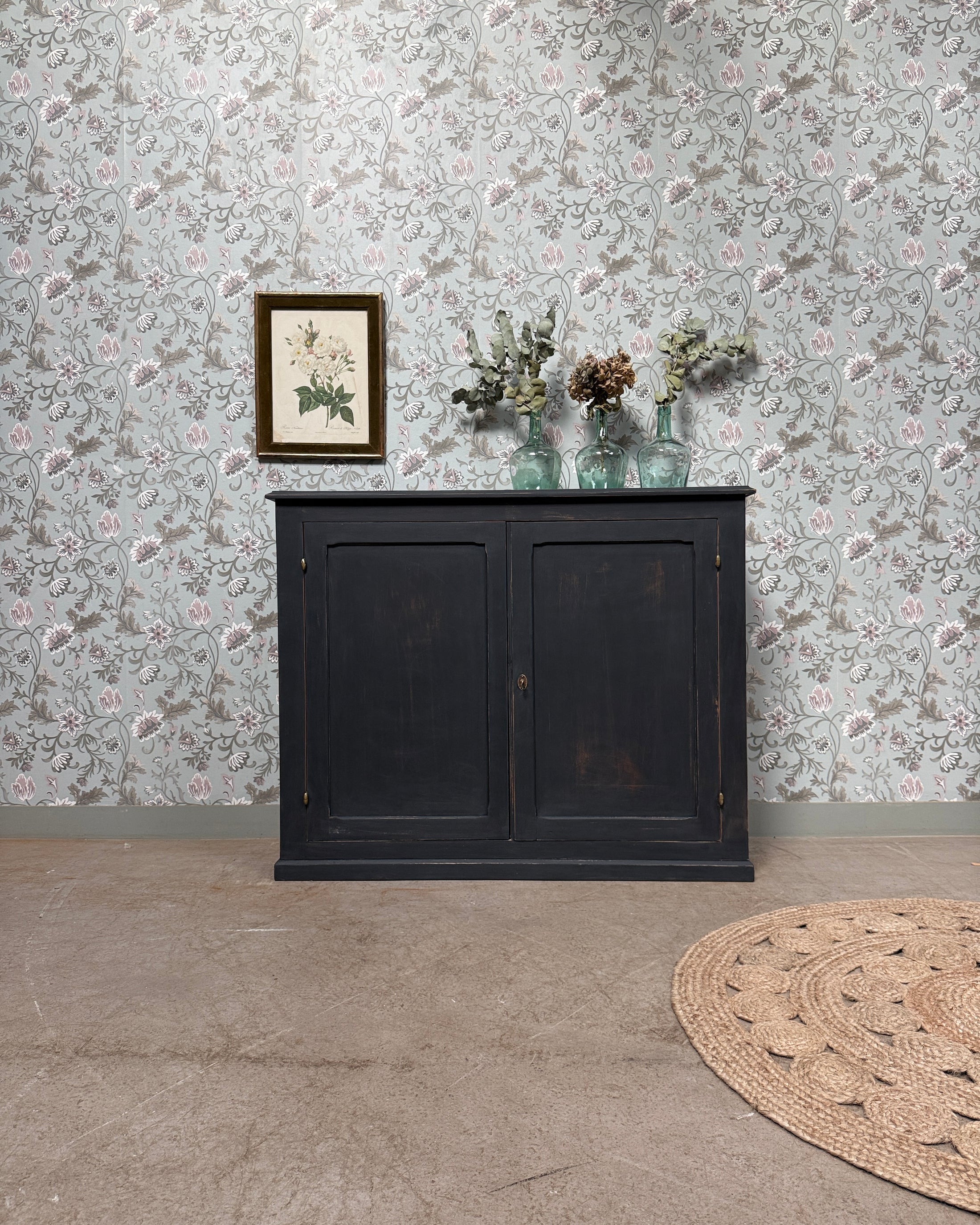 Buffet parisien patine noire