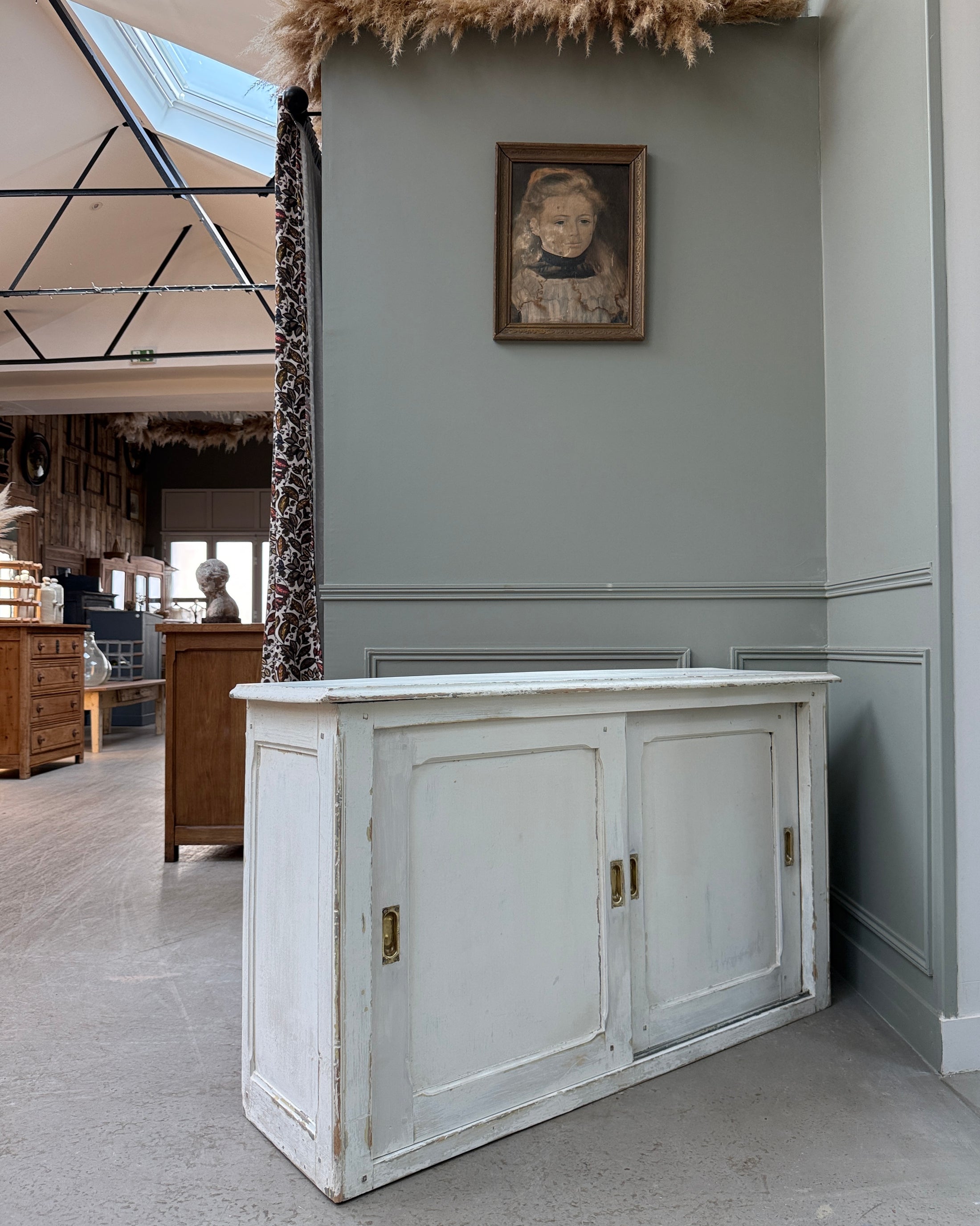 Buffet vintage à portes coulissantes