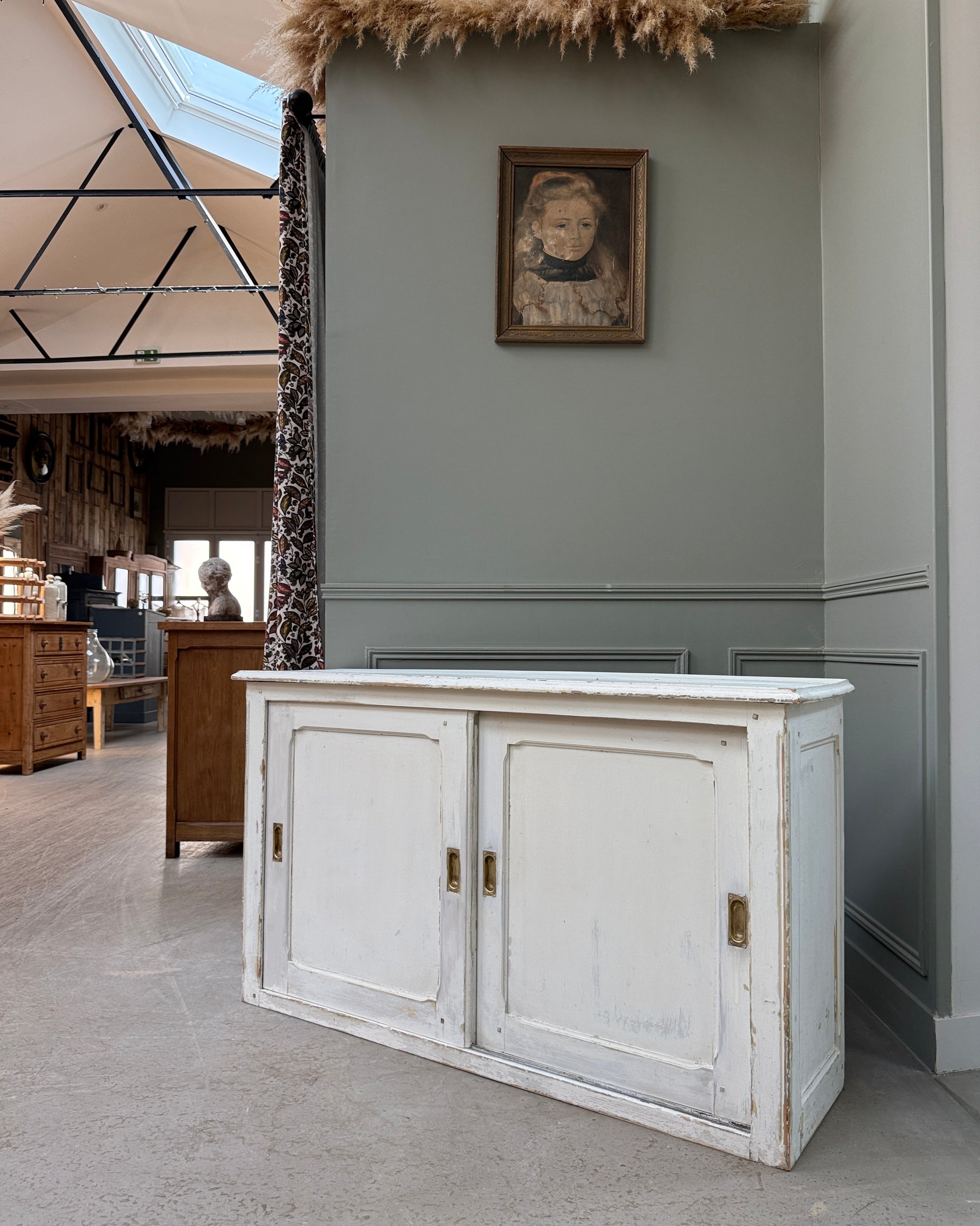 Buffet vintage à portes coulissantes