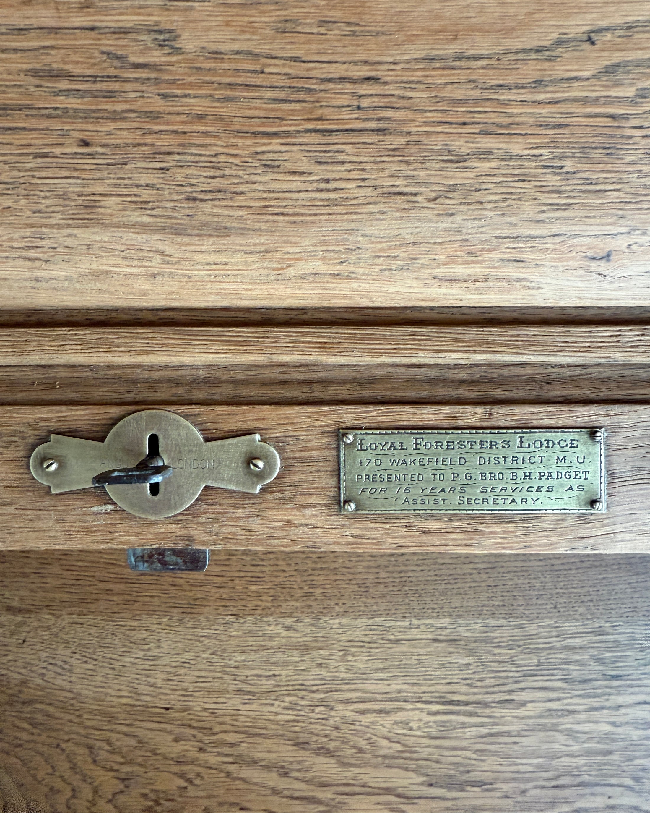 Bureau américain à cylindre