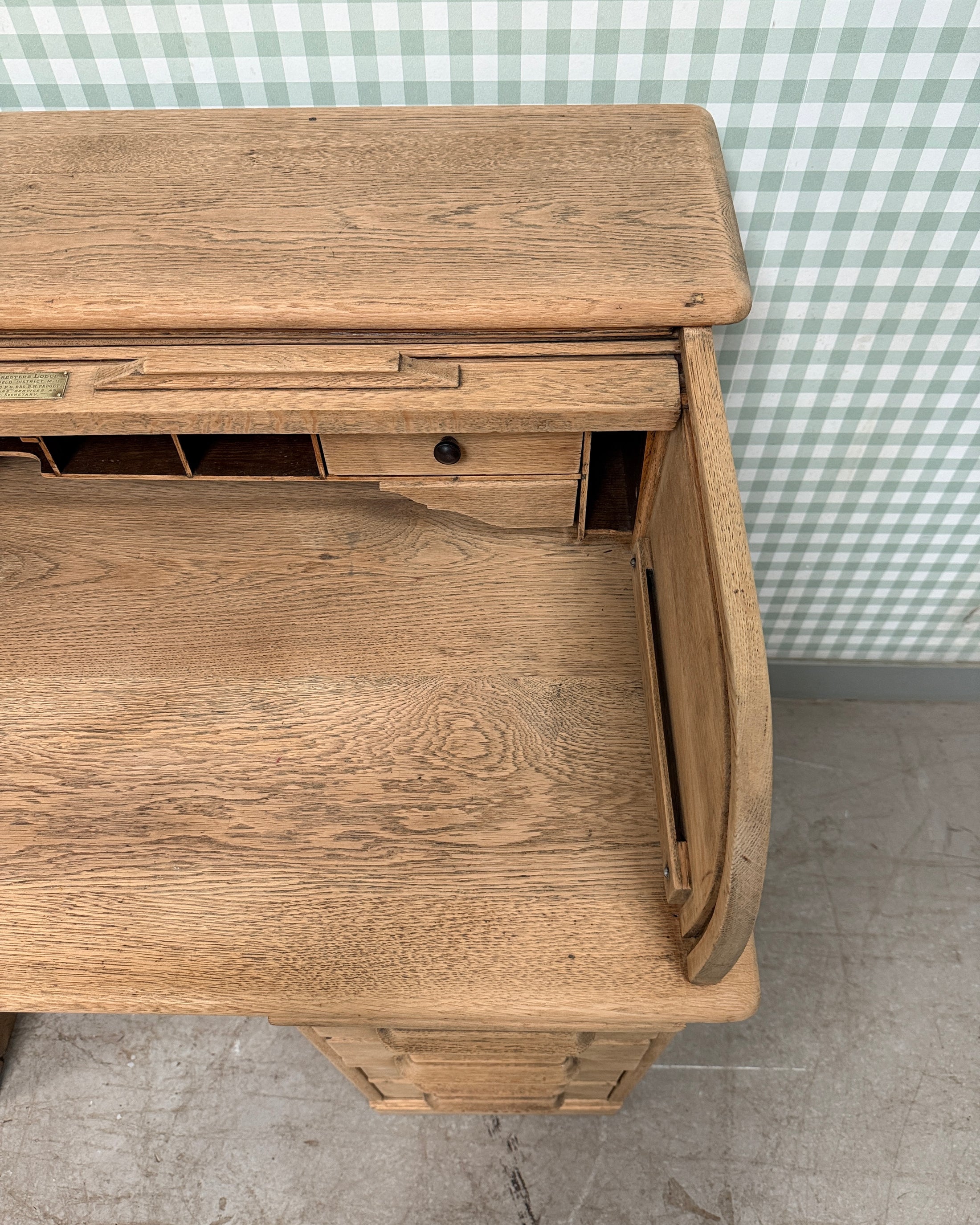 Bureau américain à cylindre