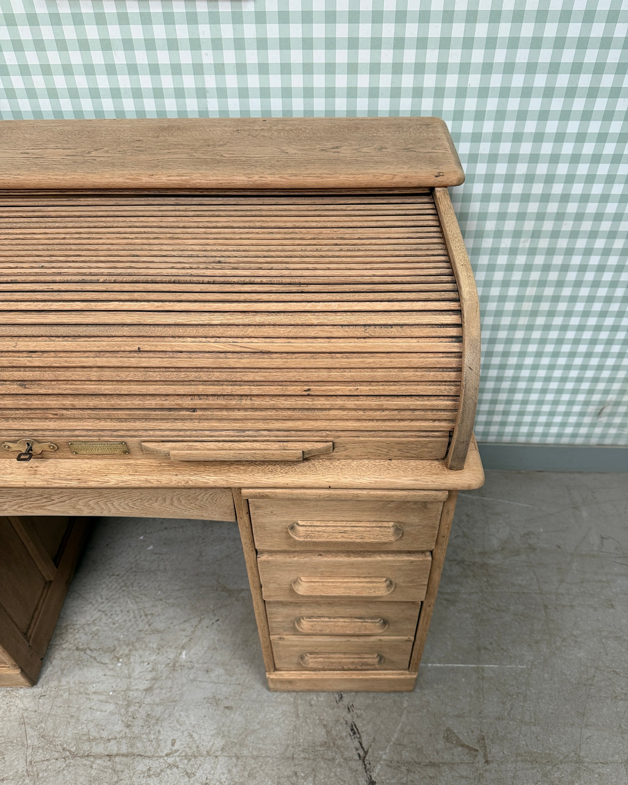 Bureau américain à cylindre