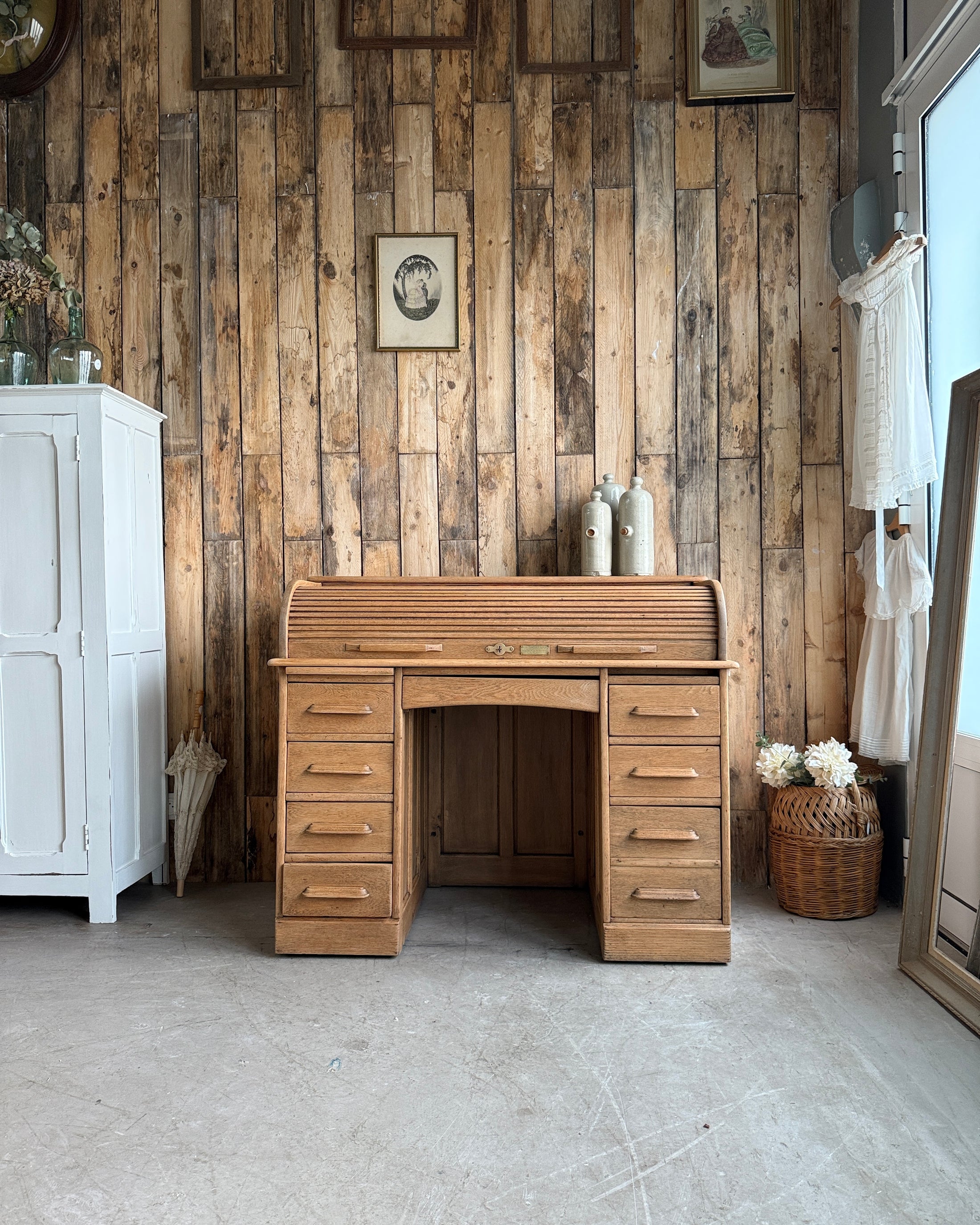 Bureau américain à cylindre