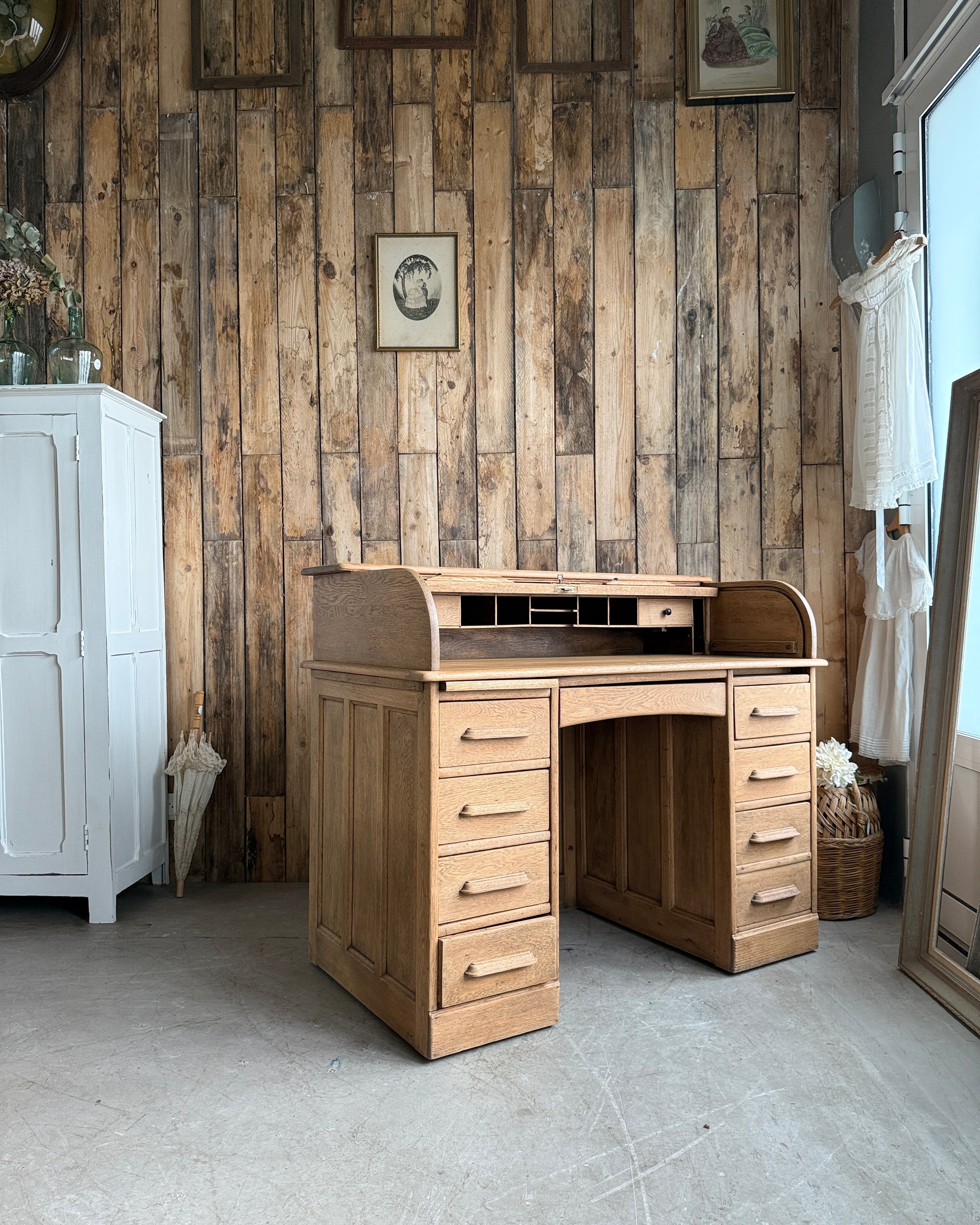 Bureau américain à cylindre