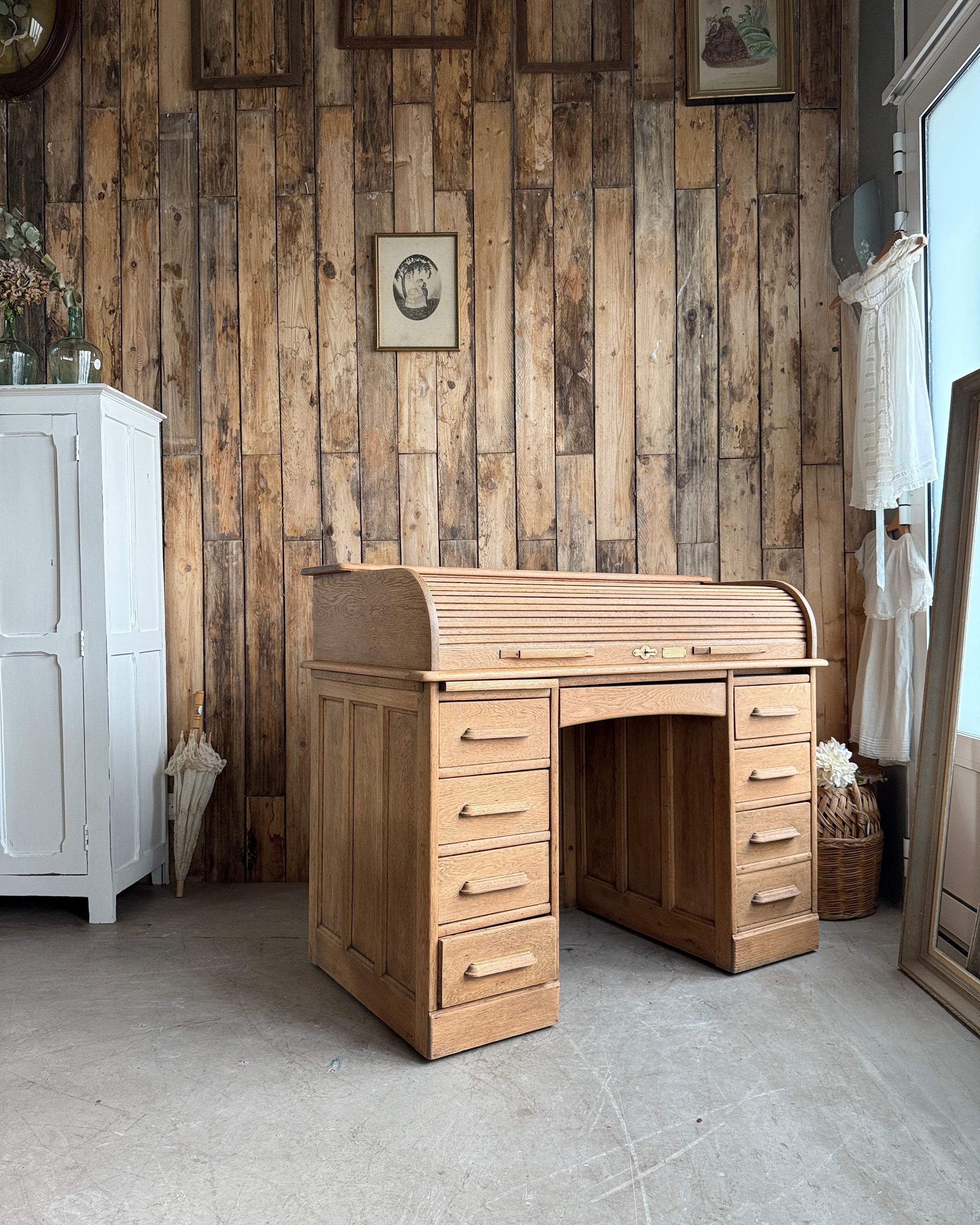 Bureau américain à cylindre