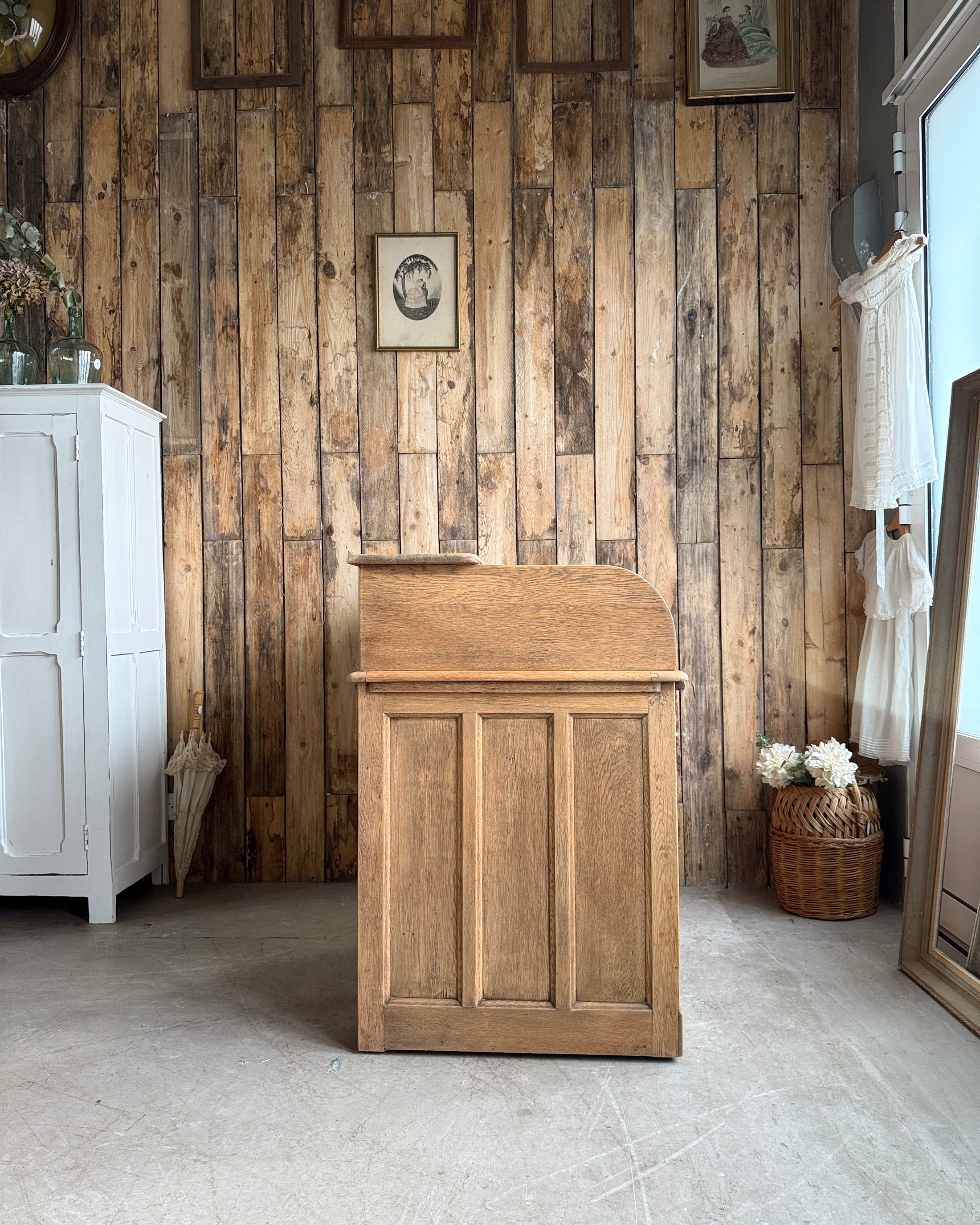 Bureau américain à cylindre