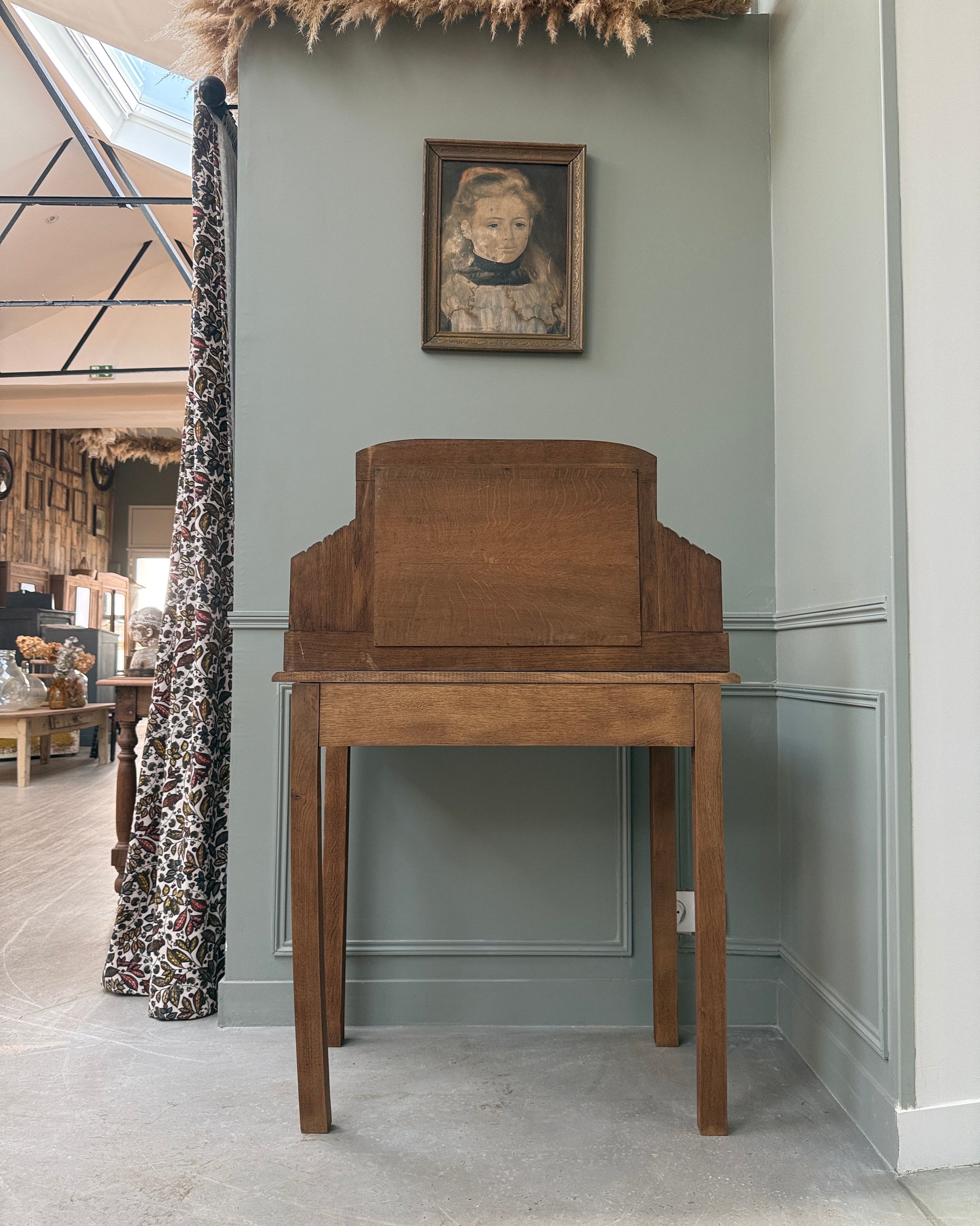 Bureau-coiffeuse Art Déco en chêne