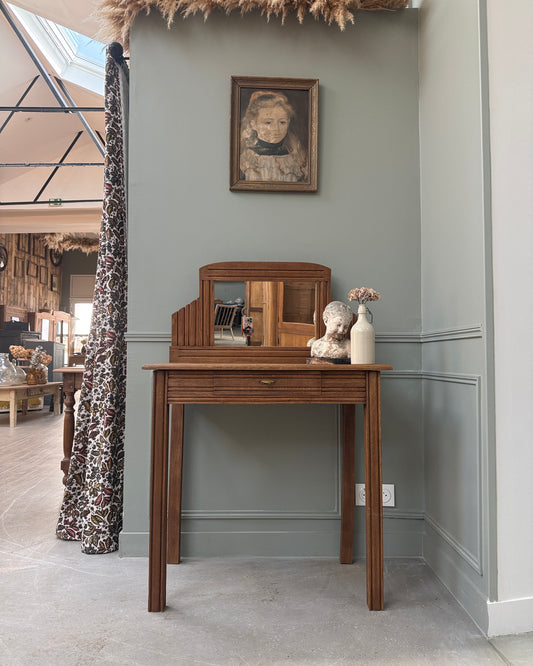 Bureau-coiffeuse Art Déco en chêne