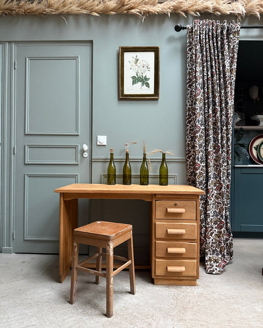 Bureau demi-ministre en chêne