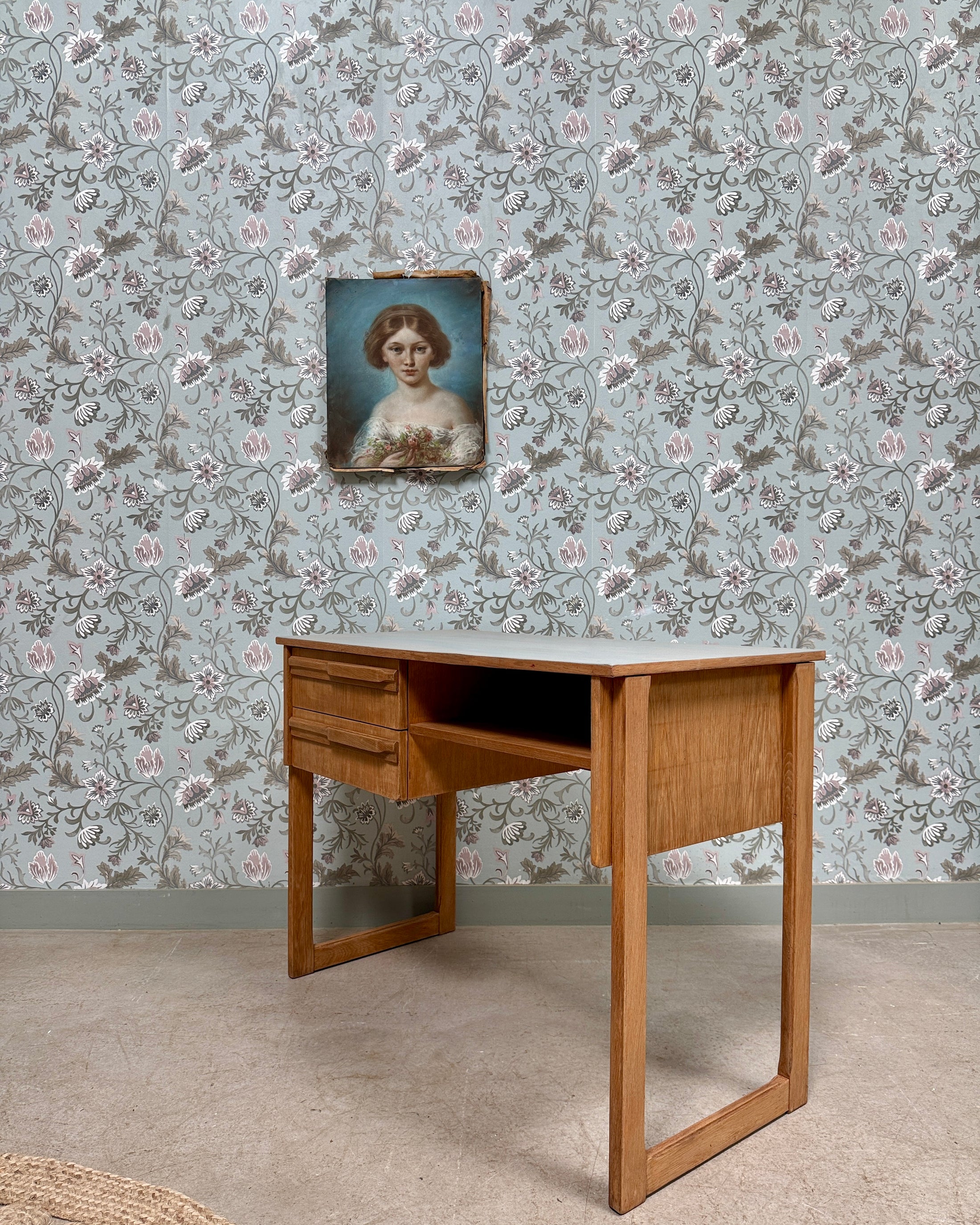 Bureau en chêne 70s