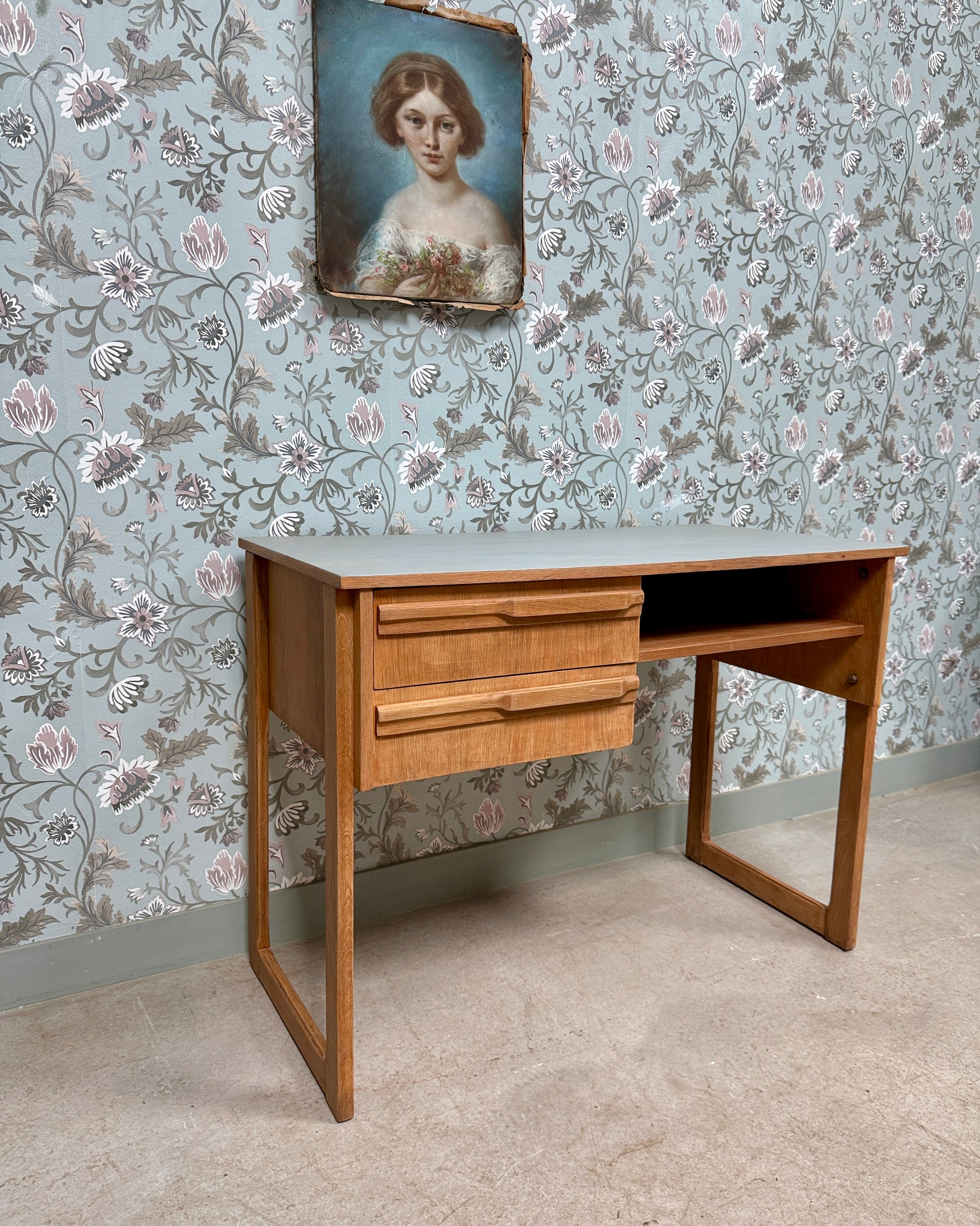Bureau en chêne 70s