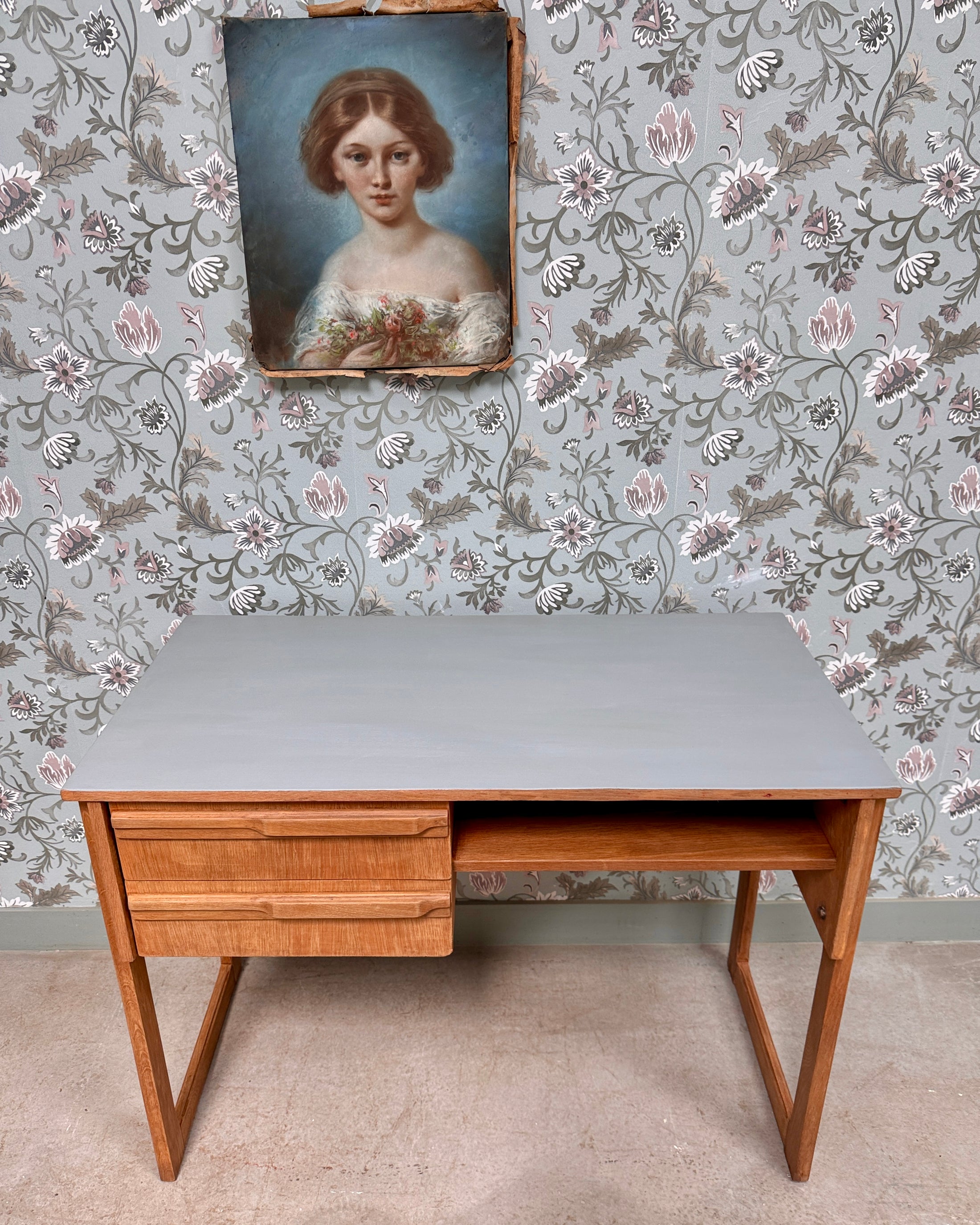 Bureau en chêne 70s