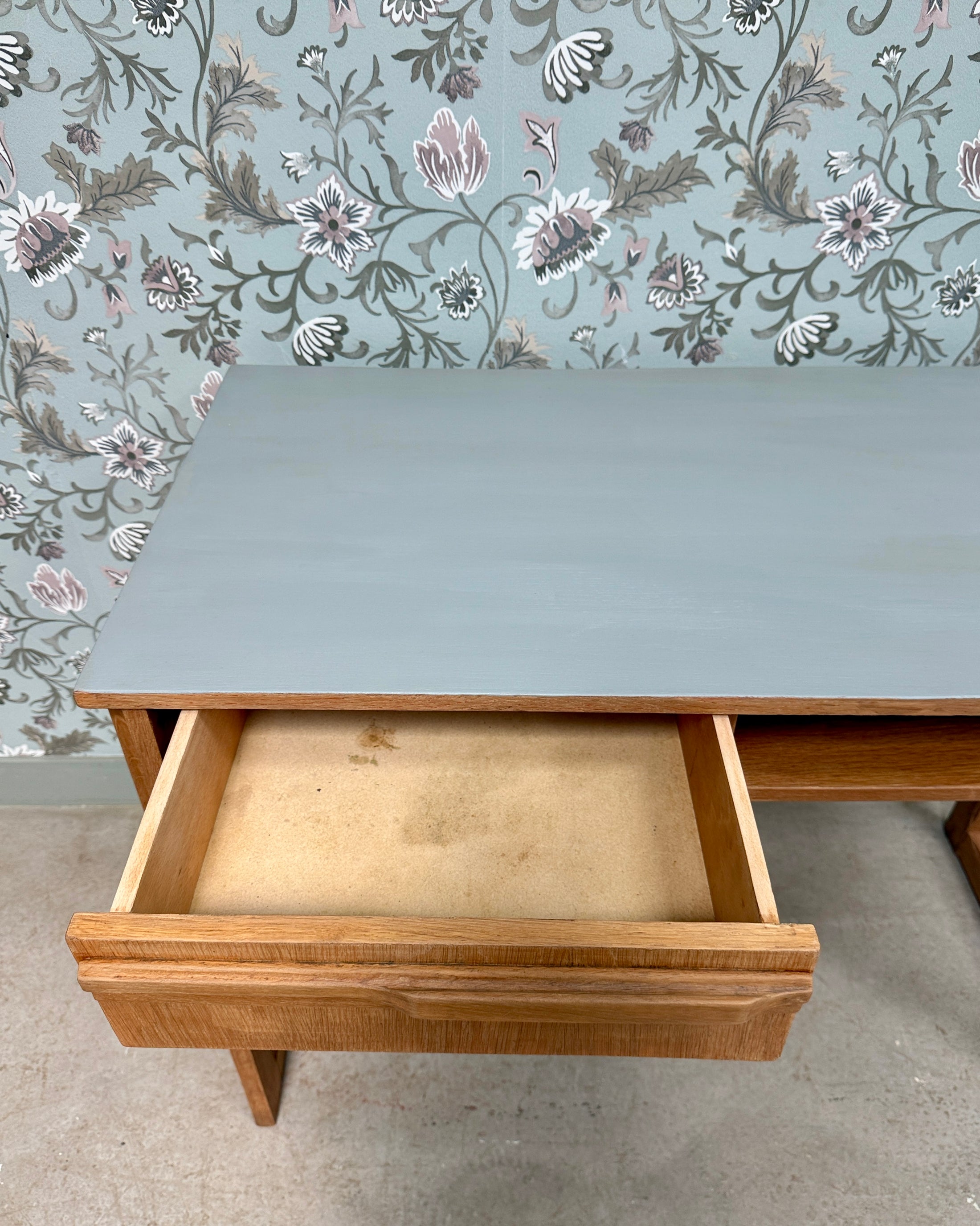 Bureau en chêne 70s