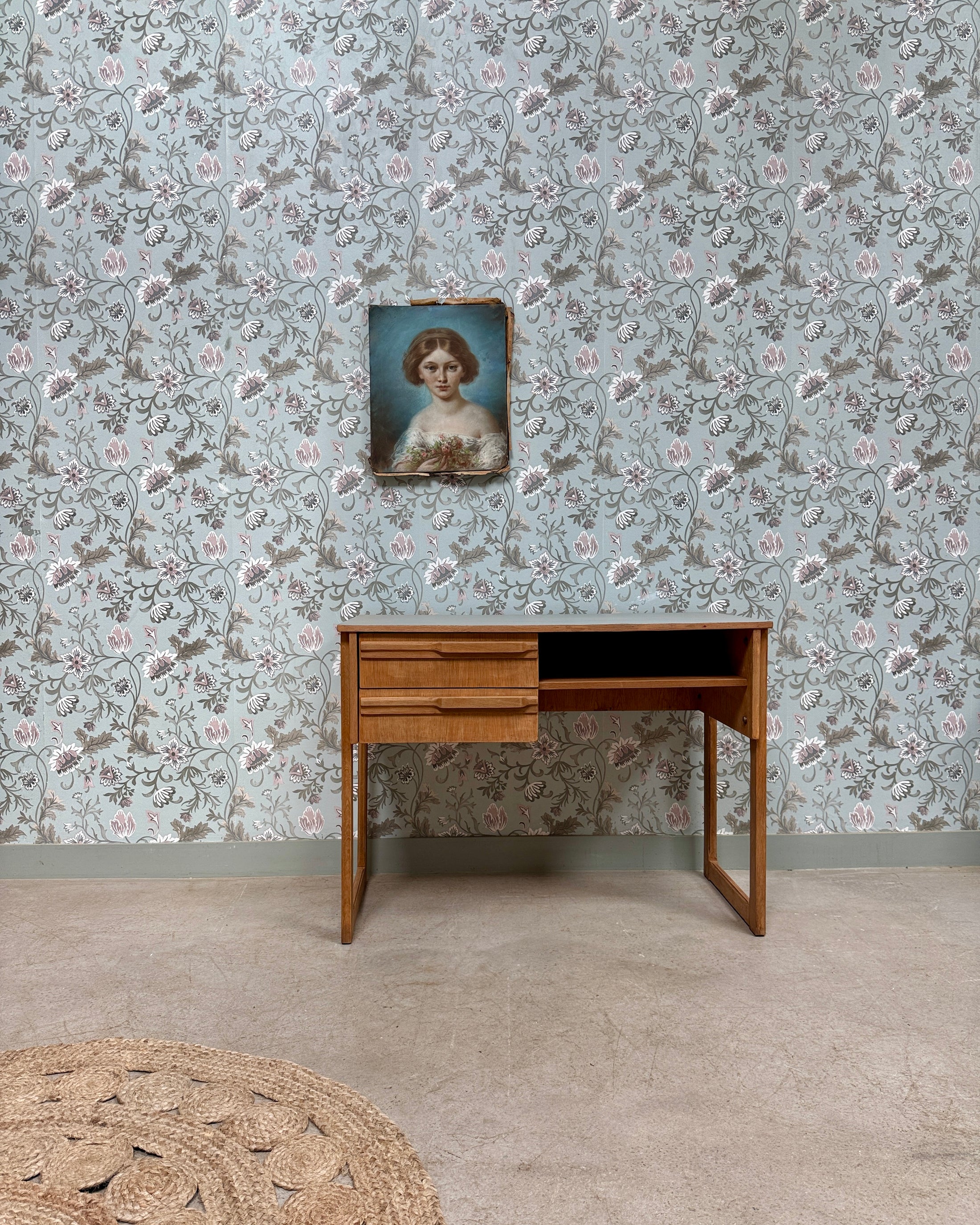 Bureau en chêne 70s