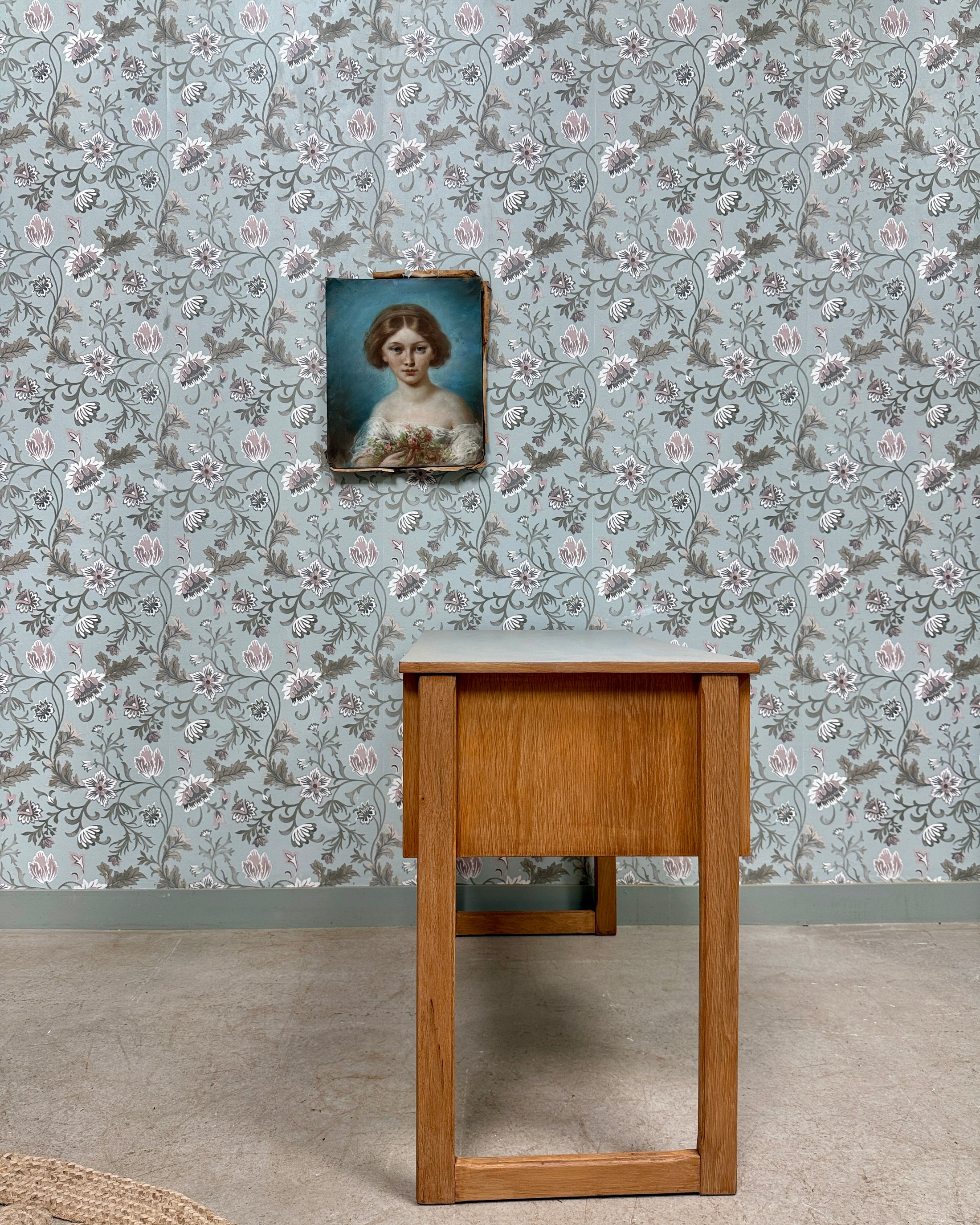 Bureau en chêne 70s