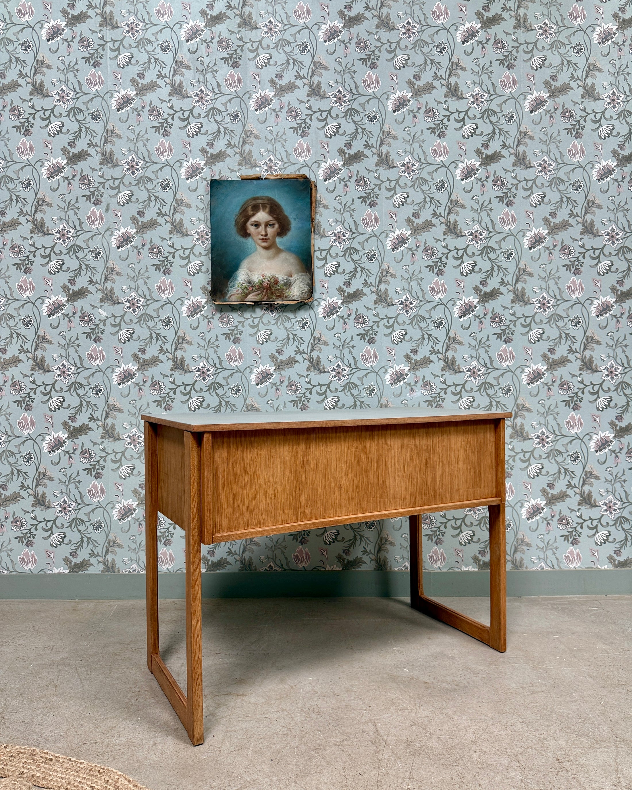 Bureau en chêne 70s