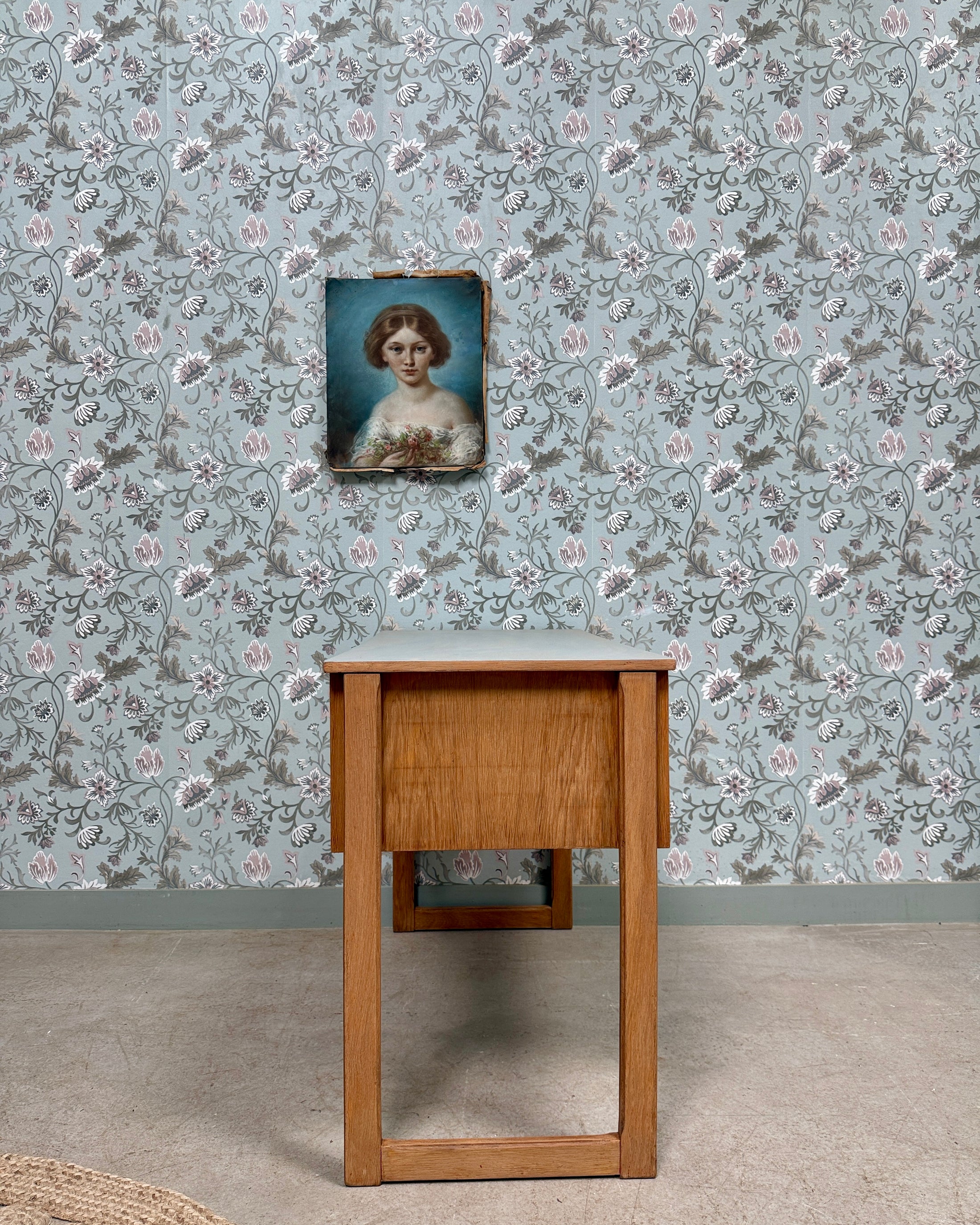 Bureau en chêne 70s