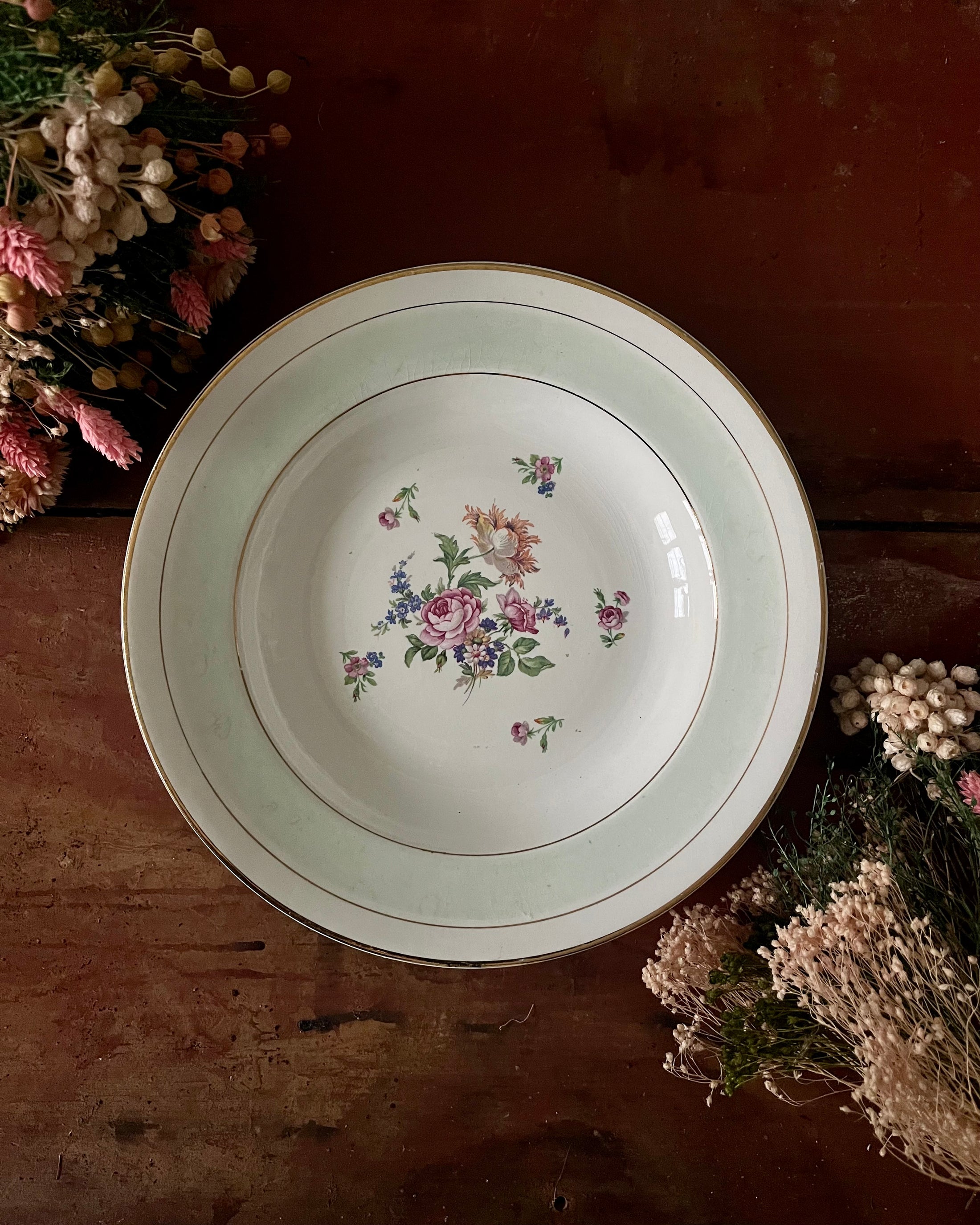 6 assiettes plates l'Amandinoise 6 assiettes plates l'Amandinoise