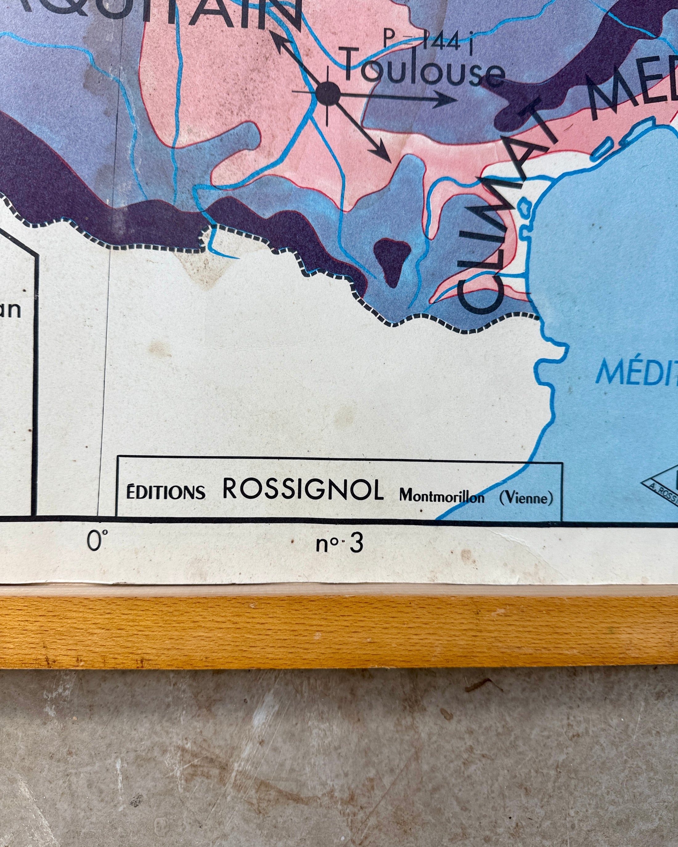 Carte de France recto-verso