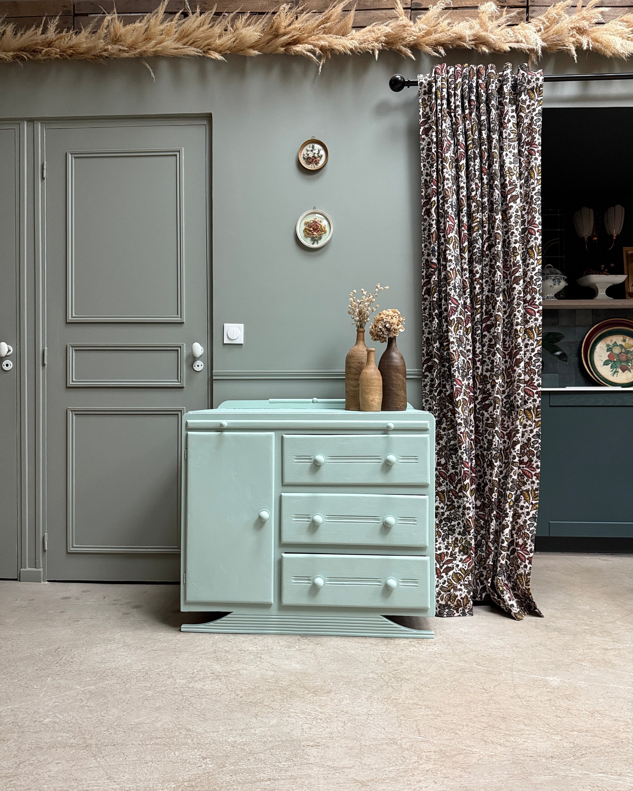 Commode Art Déco peinte