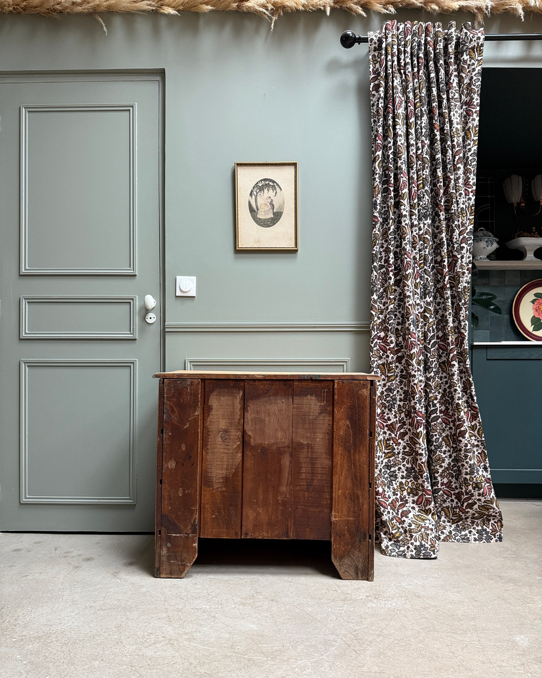 Commode Art Déco en bois massif