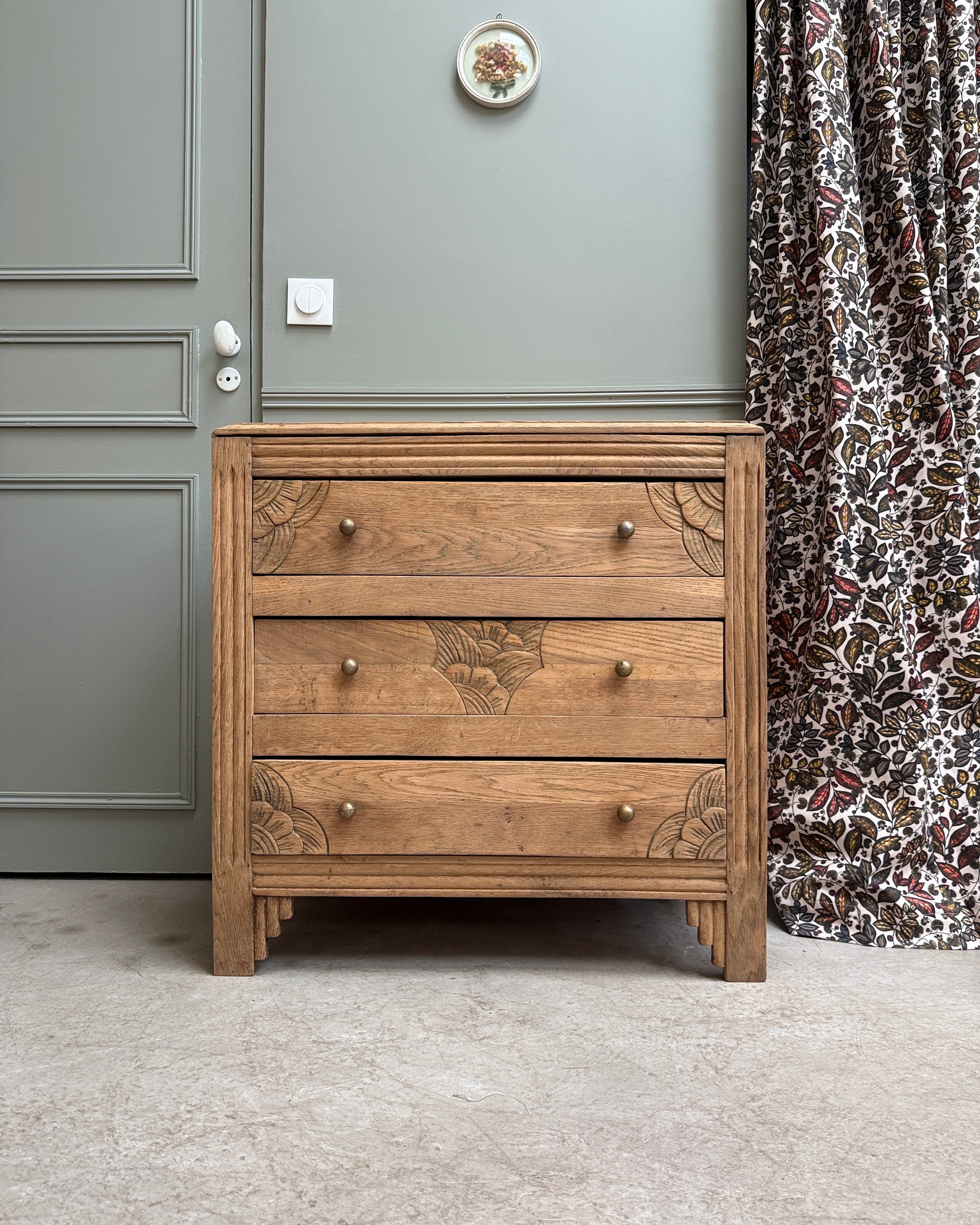 Commode Art Déco en chêne