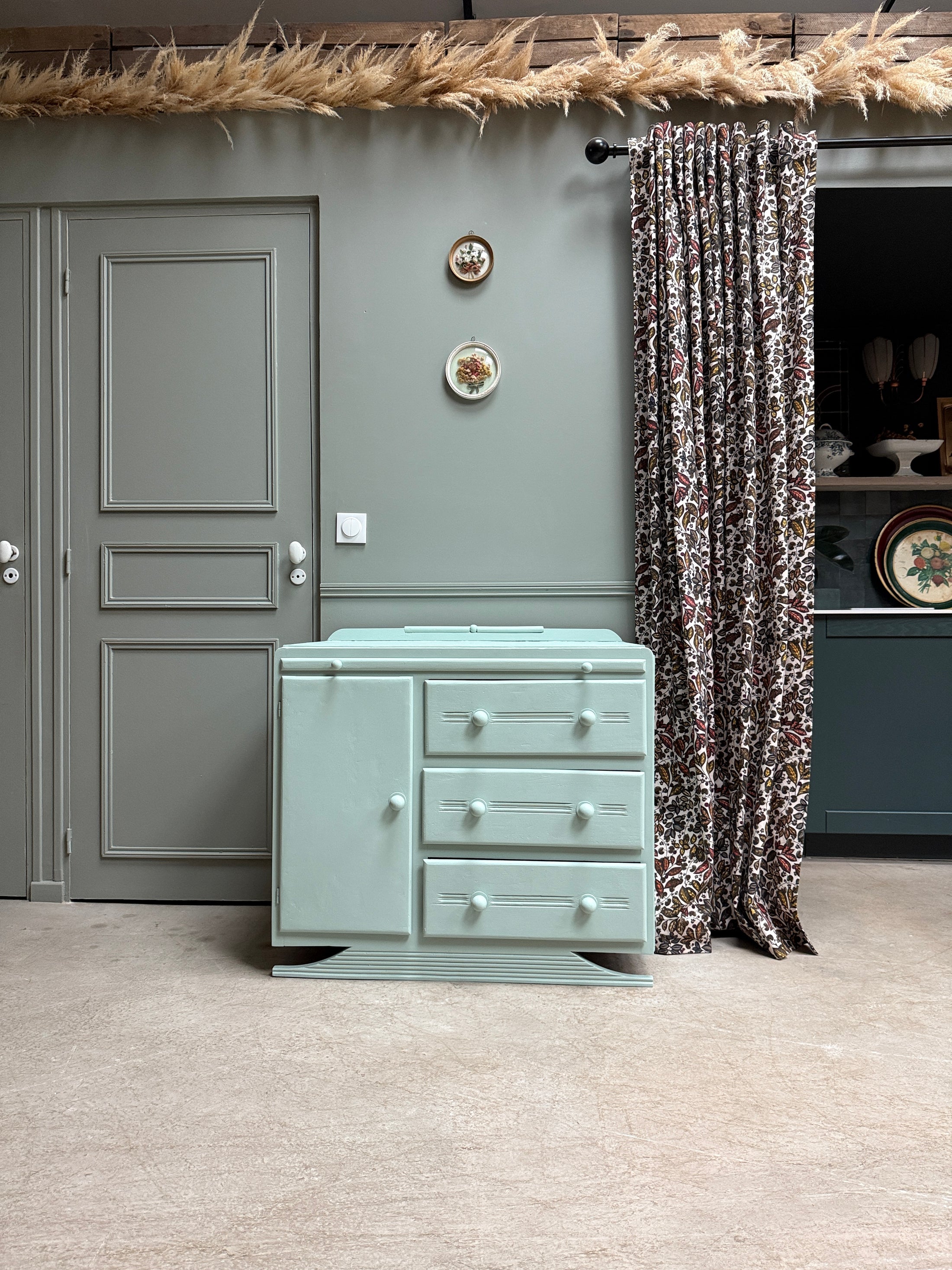 Commode Art Déco peinte