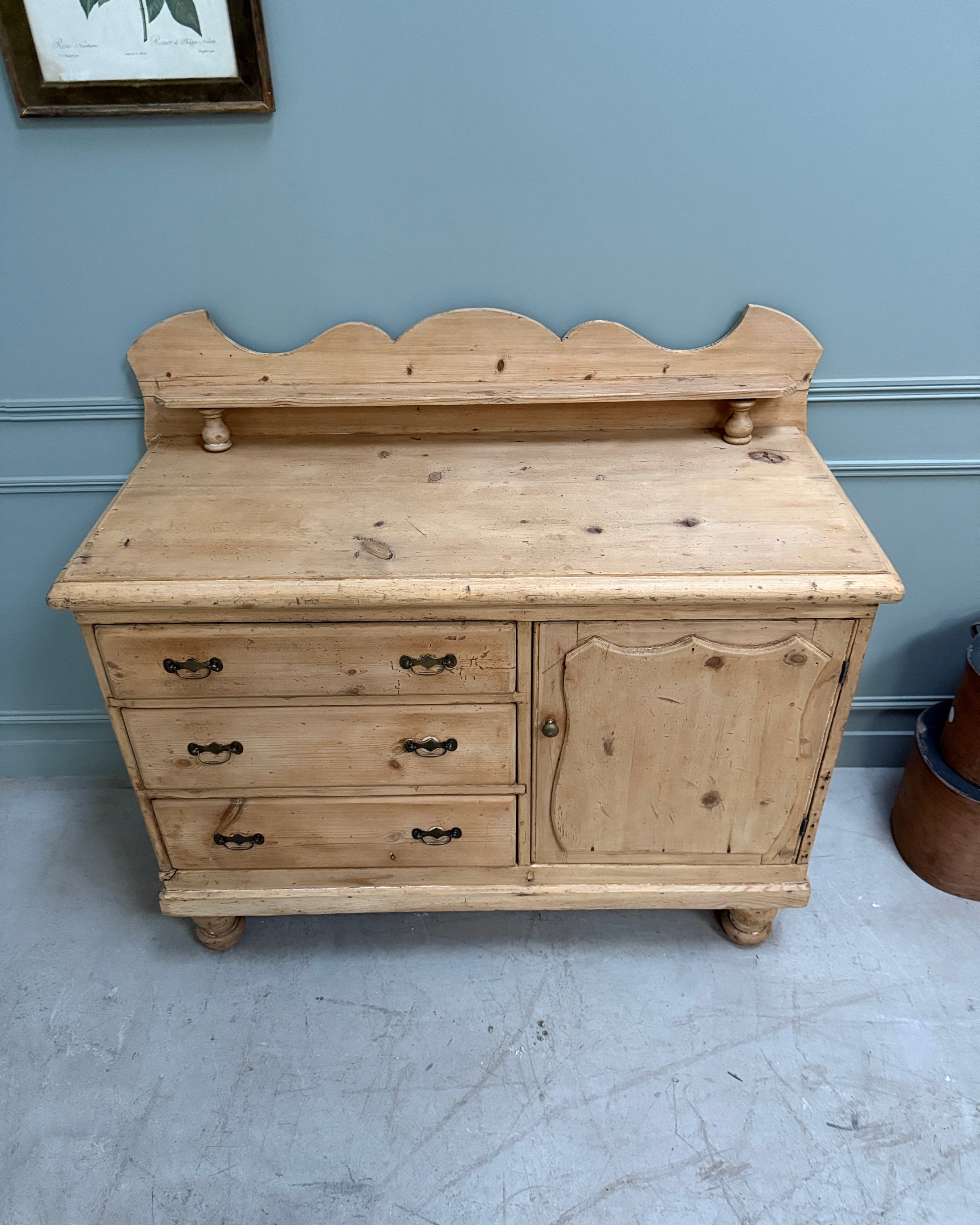 Grande commode anglaise en pin