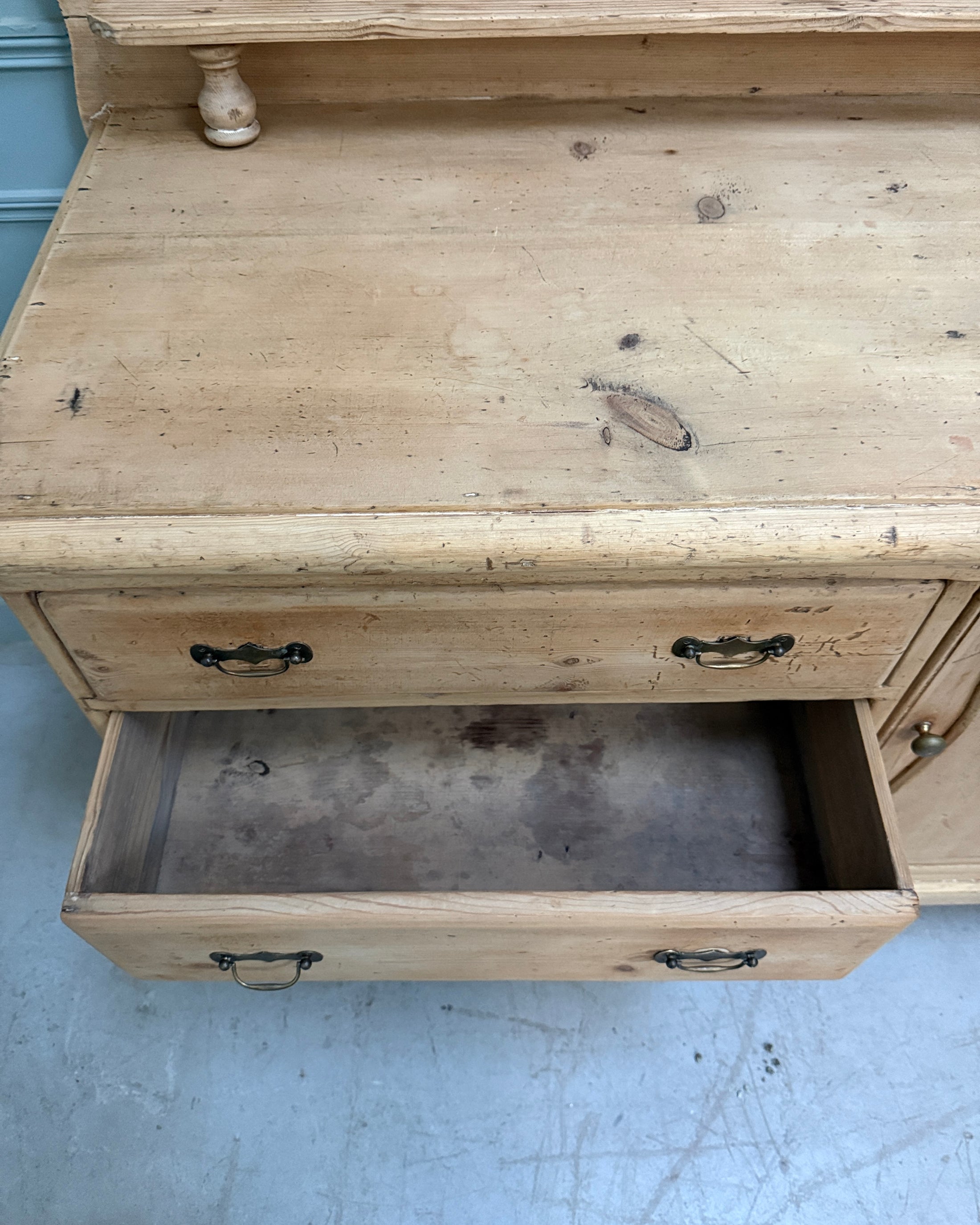 Grande commode anglaise en pin