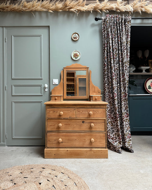 Commode anglaise coiffeuse