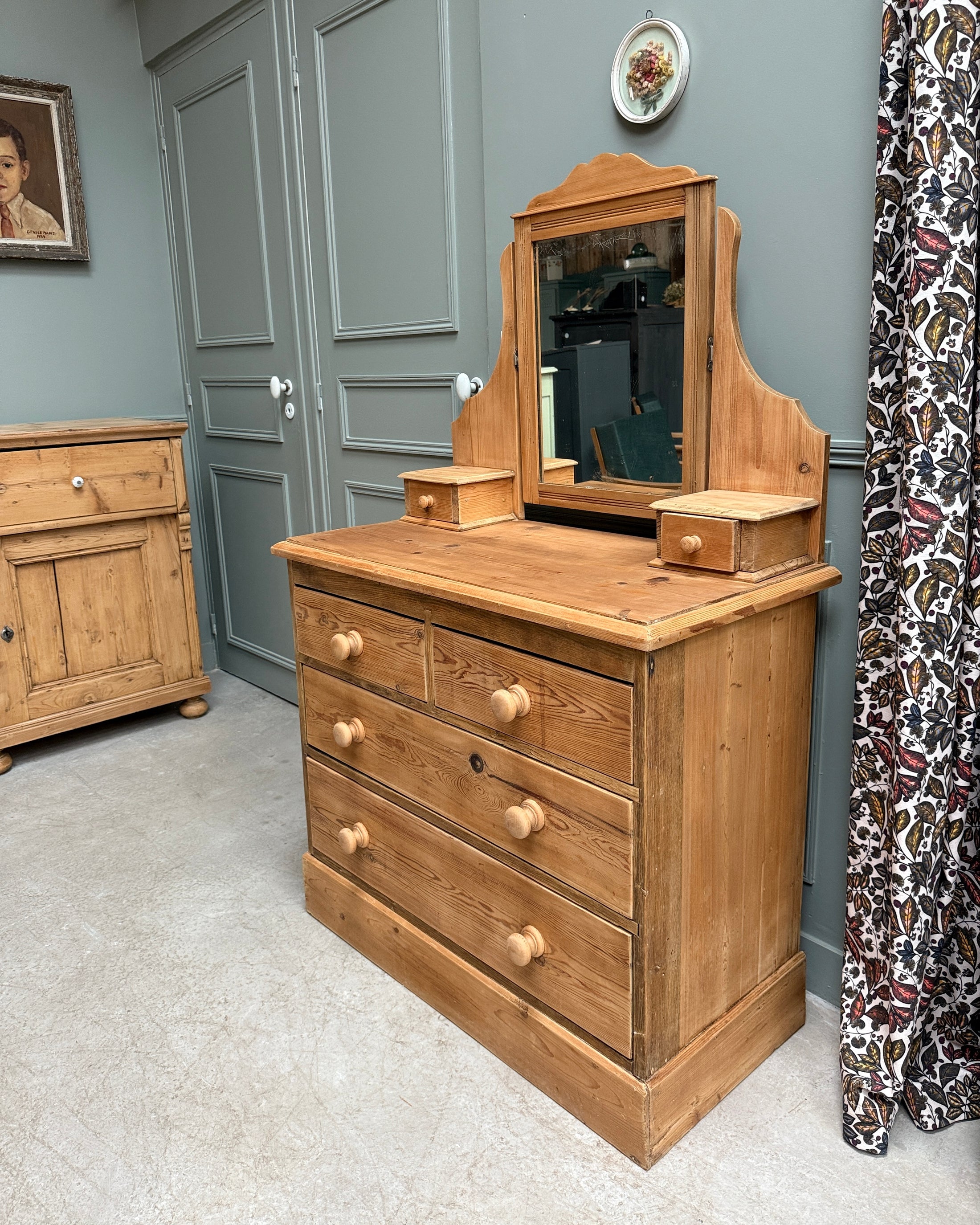 Commode anglaise coiffeuse