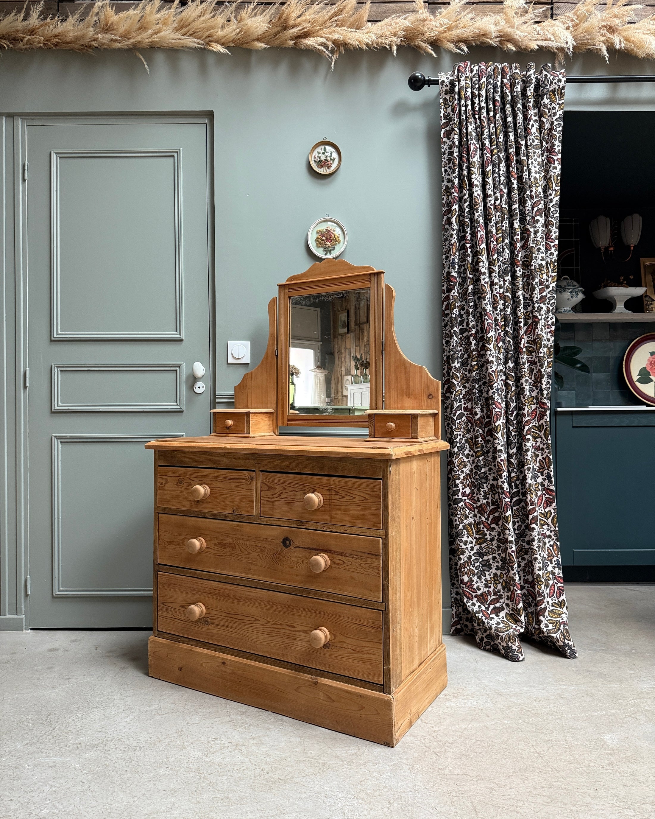 Commode anglaise coiffeuse