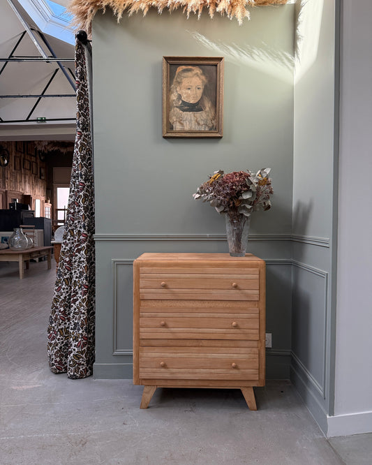 Commode vintage en hêtre