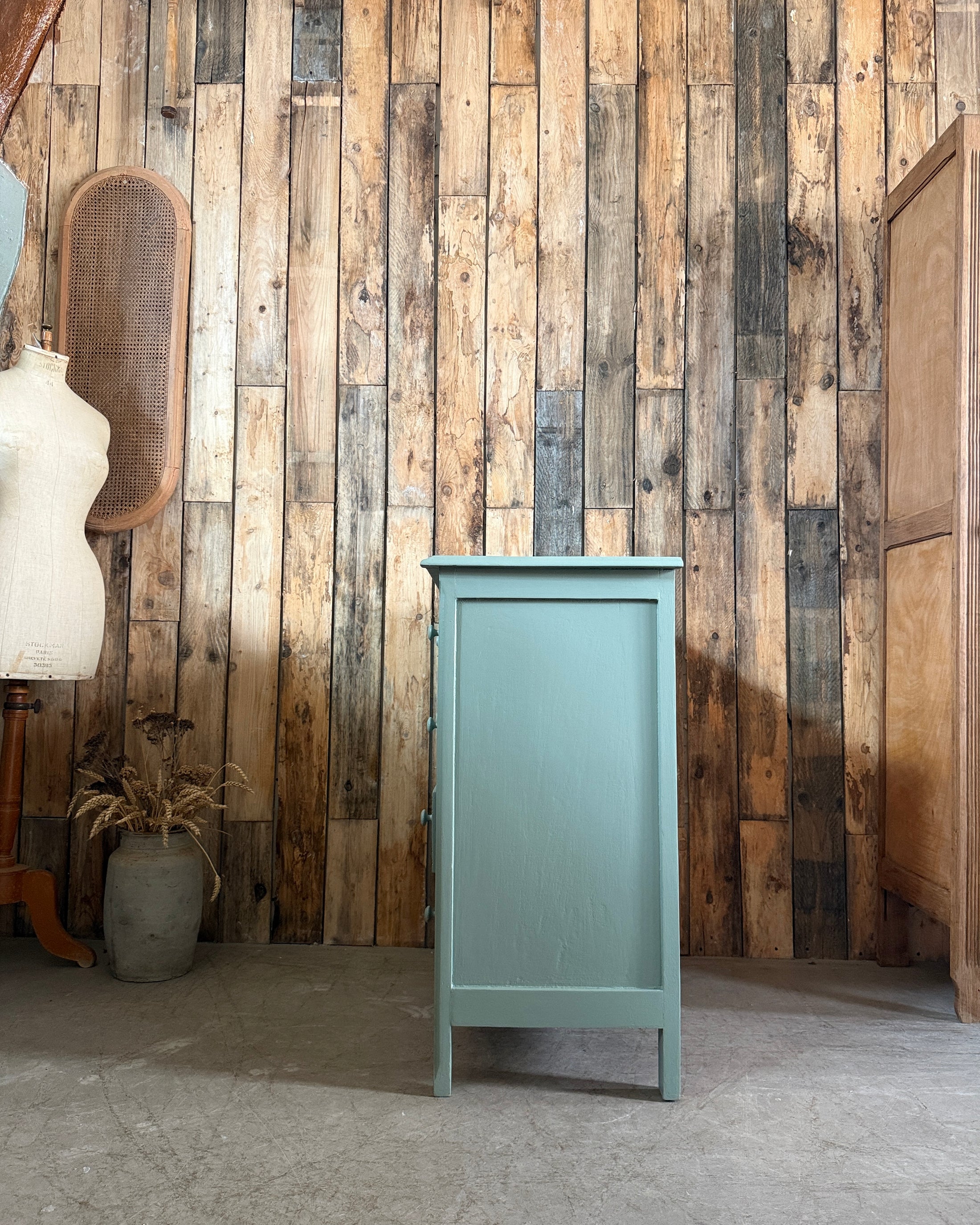 Commode Art Déco verte