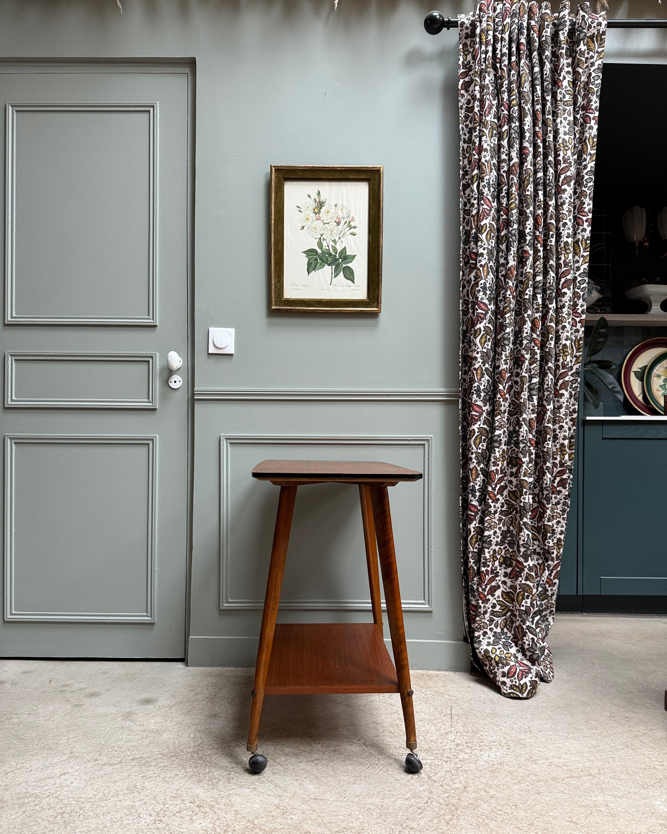 Desserte vintage scandinave en teck