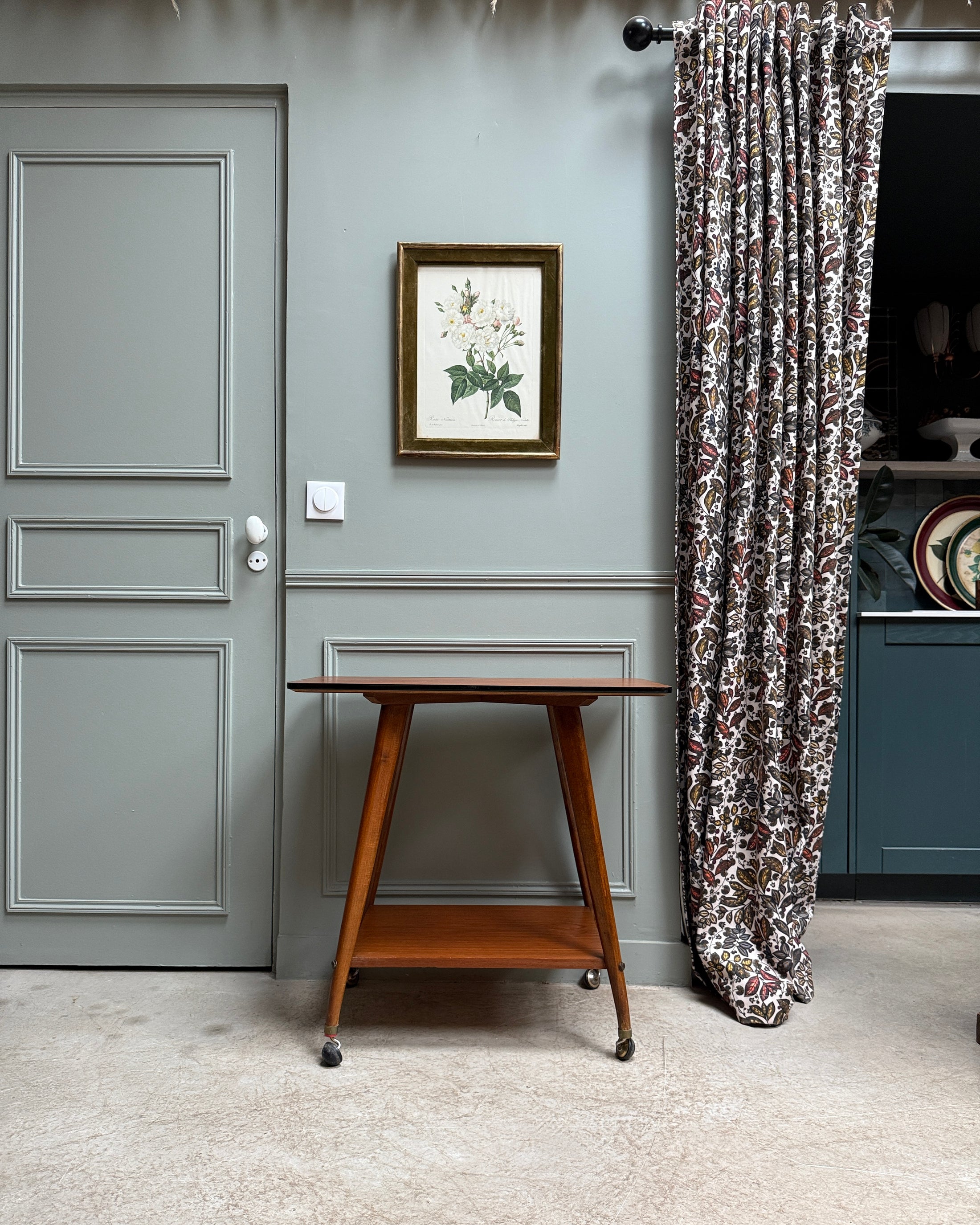 Desserte vintage scandinave en teck