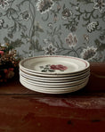 Charger l'image dans la visionneuse de la galerie, Série de 9 assiettes plates terre de fer dépareillées
