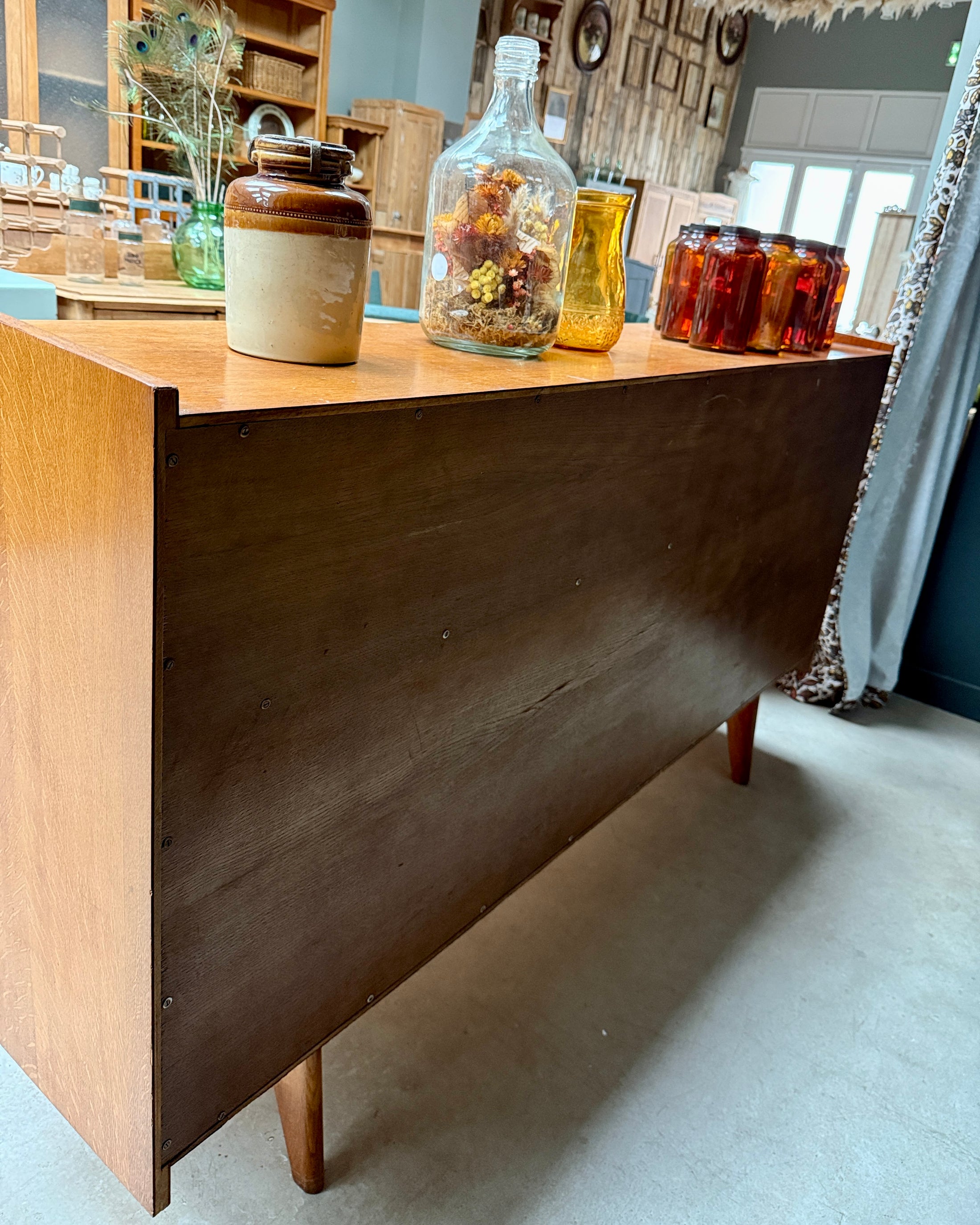 Enfilade scandinave vintage en chêne