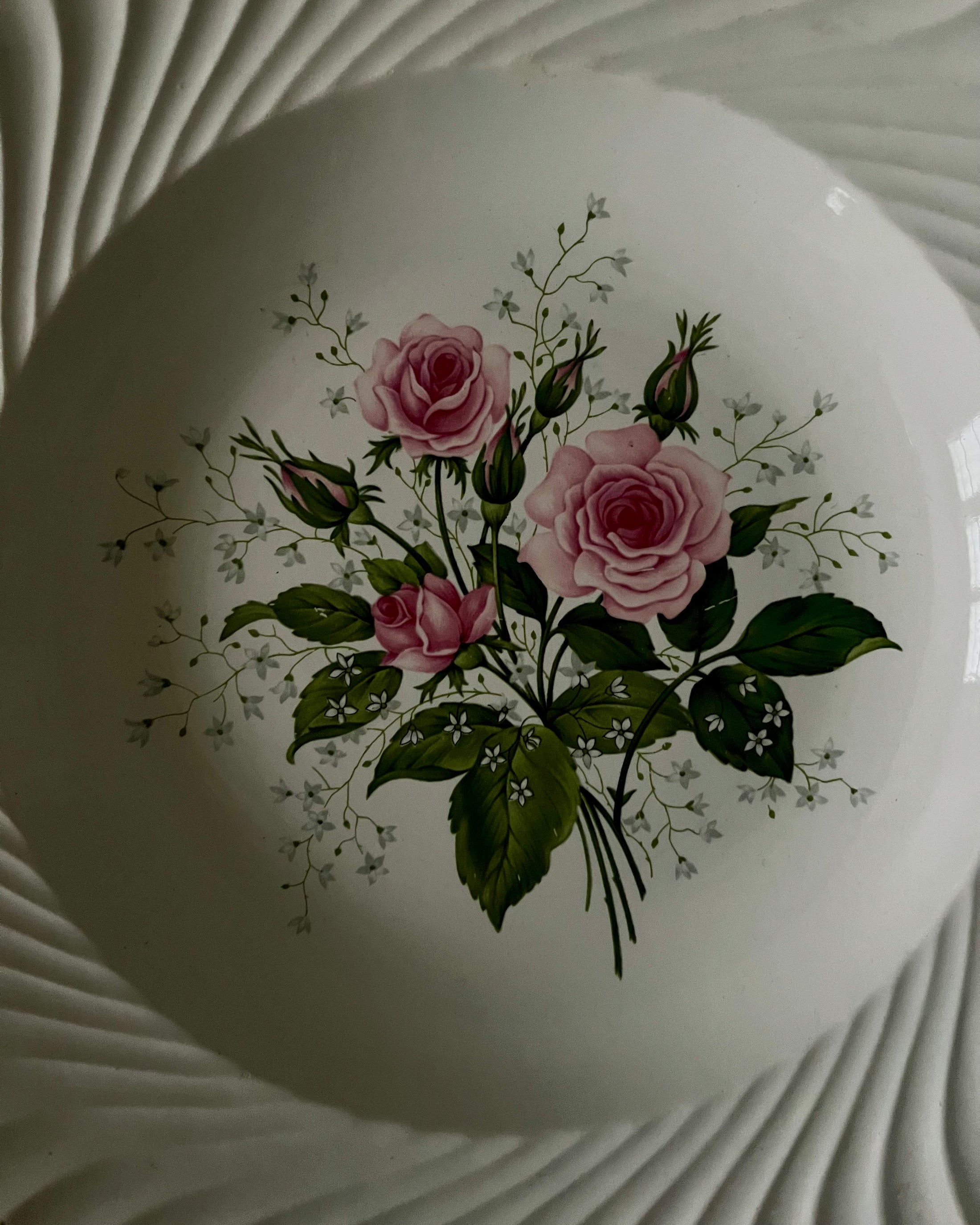 Plat rond creux Badonviller