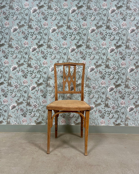 Chaise Art Déco cannée