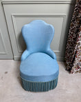 Charger l'image dans la visionneuse de la galerie, Fauteuil crapaud bleu clair
