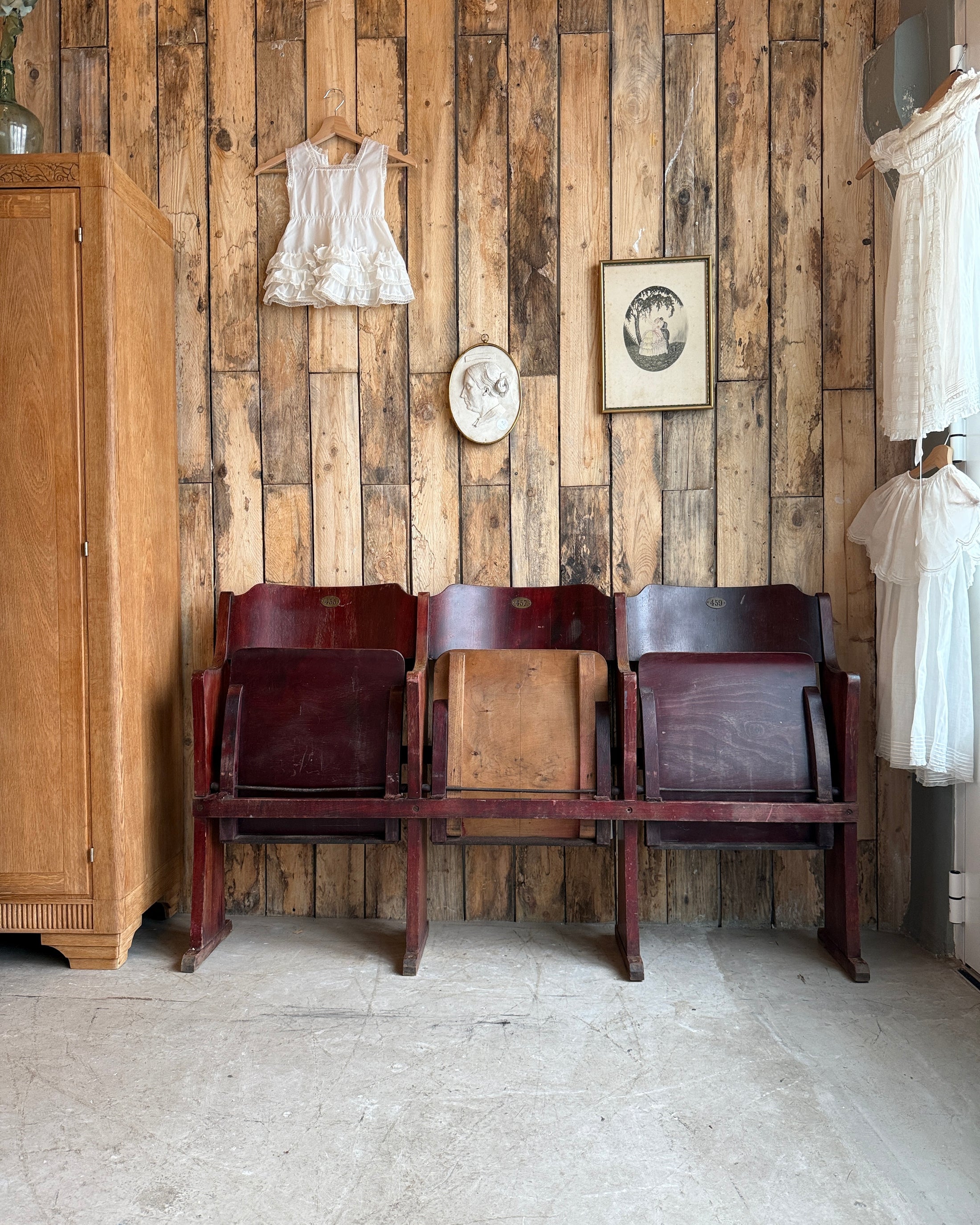 Fauteuils de cinéma triple Fibrocit