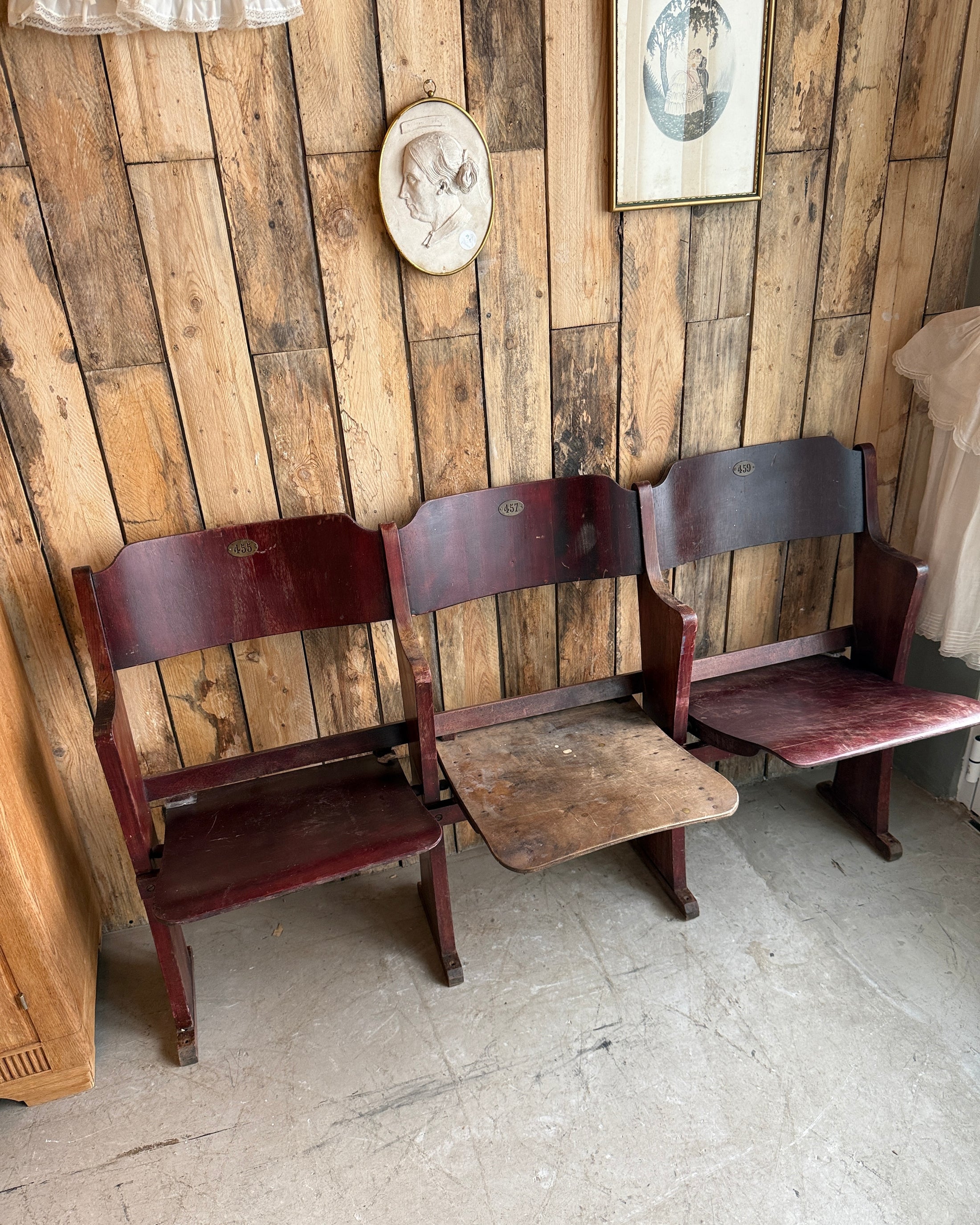 Fauteuils de cinéma triple Fibrocit