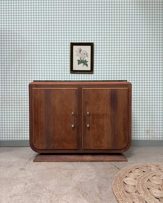 Buffet Art Déco en palissandre et marbre