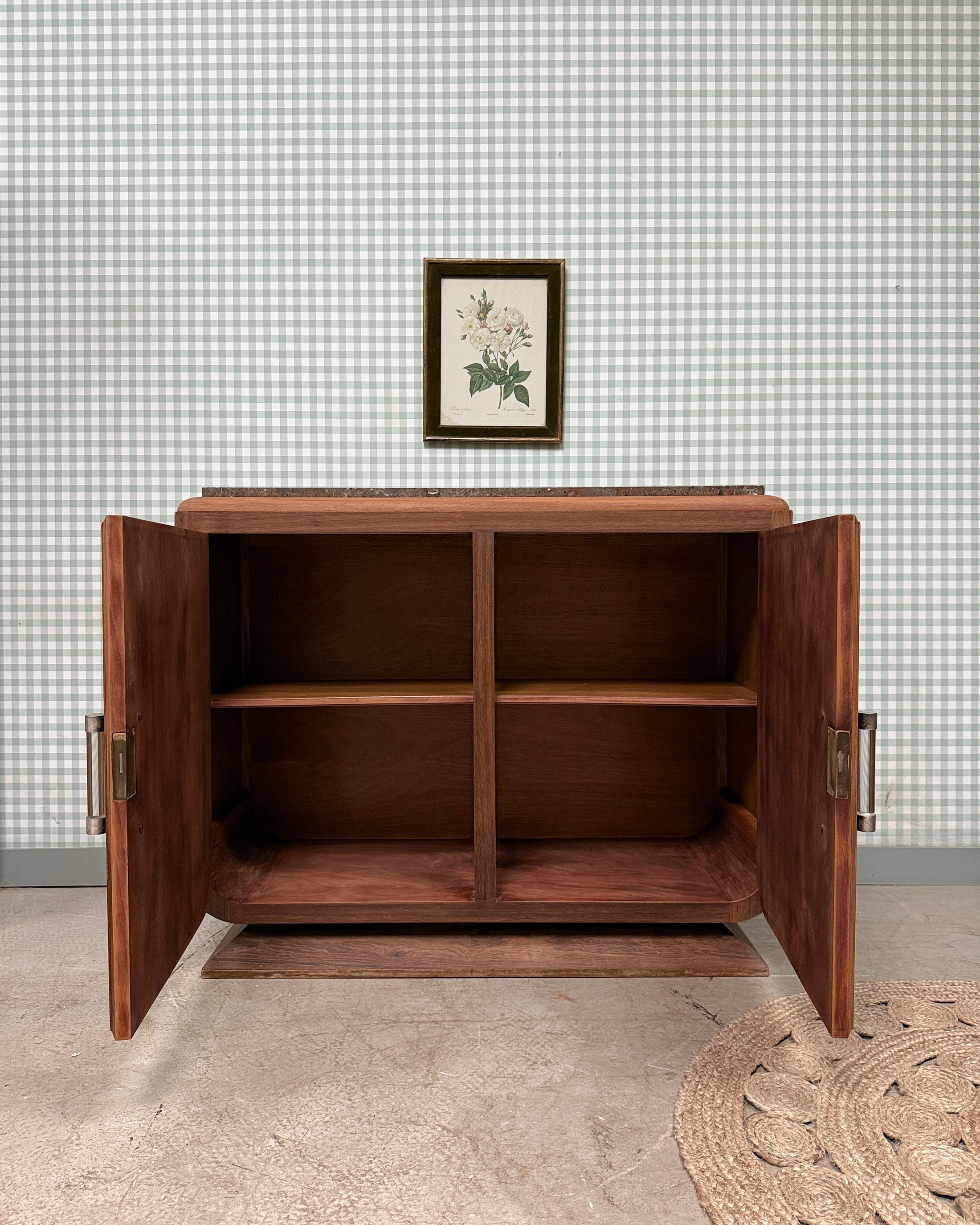 Buffet Art Déco en palissandre et marbre