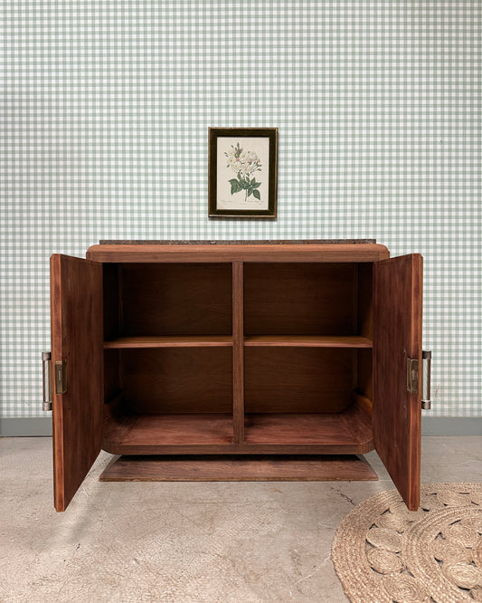 Buffet Art Déco en palissandre et marbre