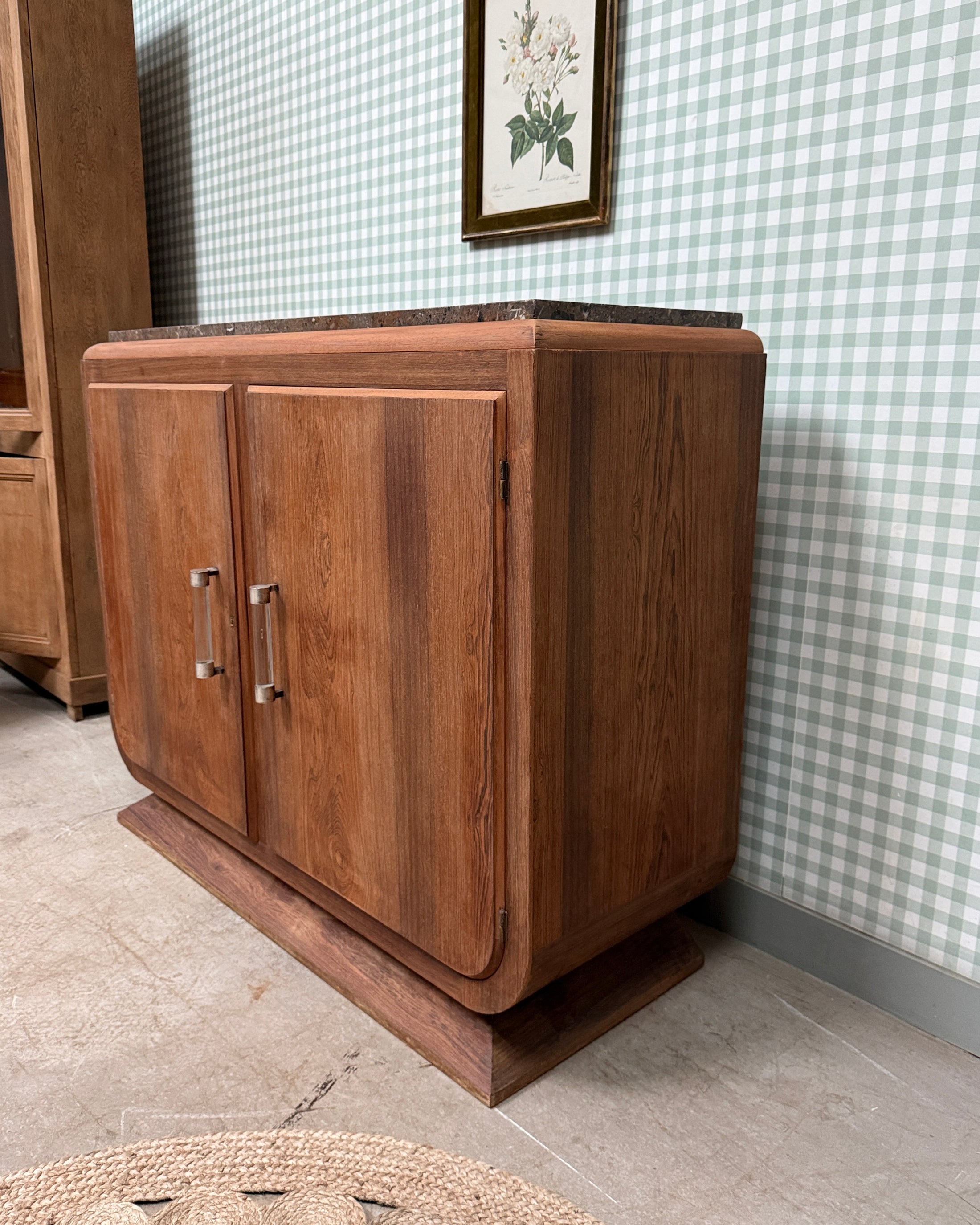 Buffet Art Déco en palissandre et marbre