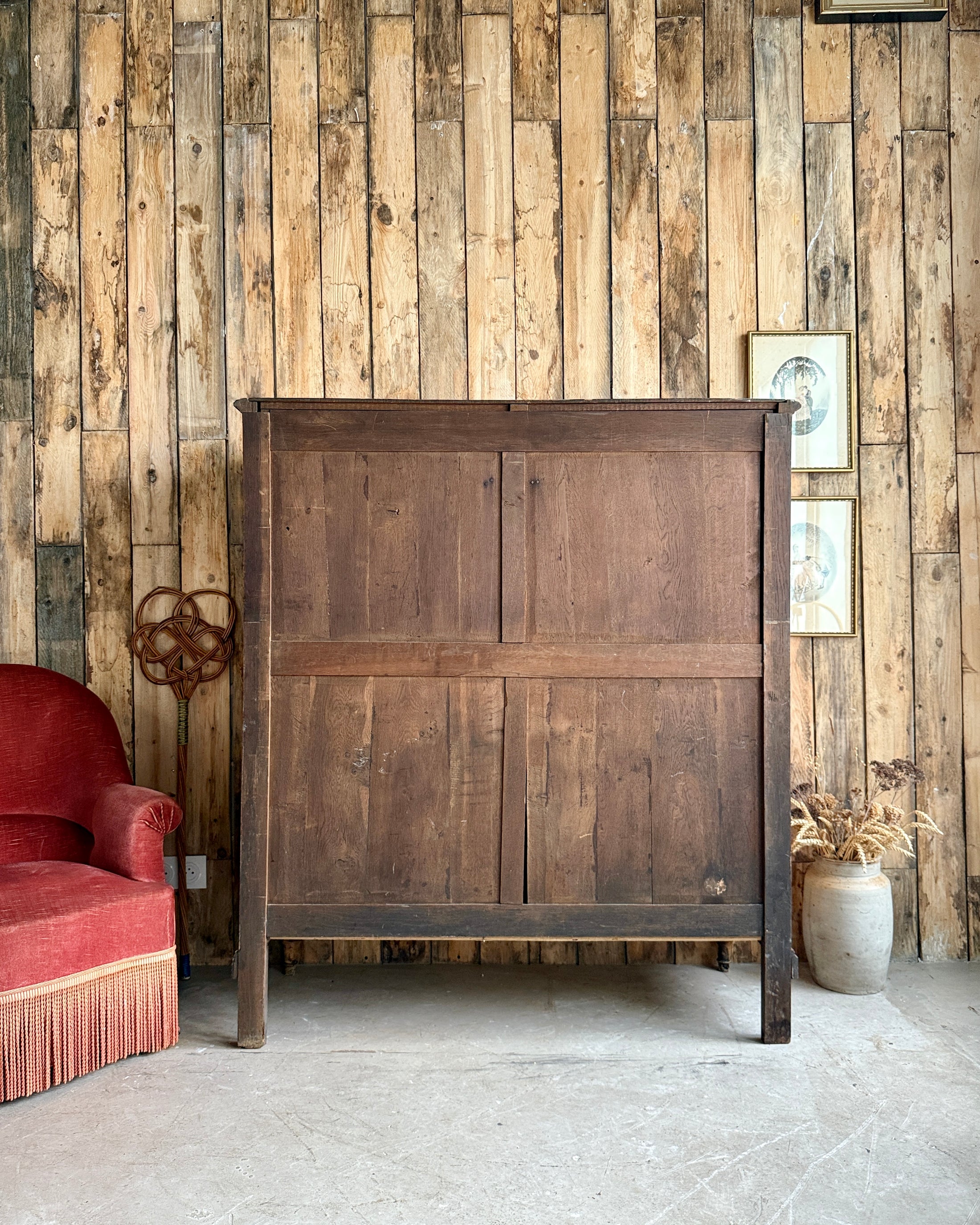 Grand buffet haut en chêne