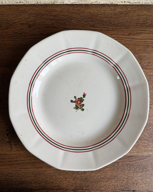 Plat rond Sarreguemines (grand)