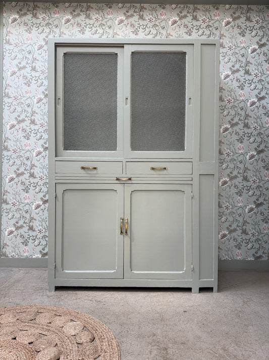 Grand vaisselier vintage vert